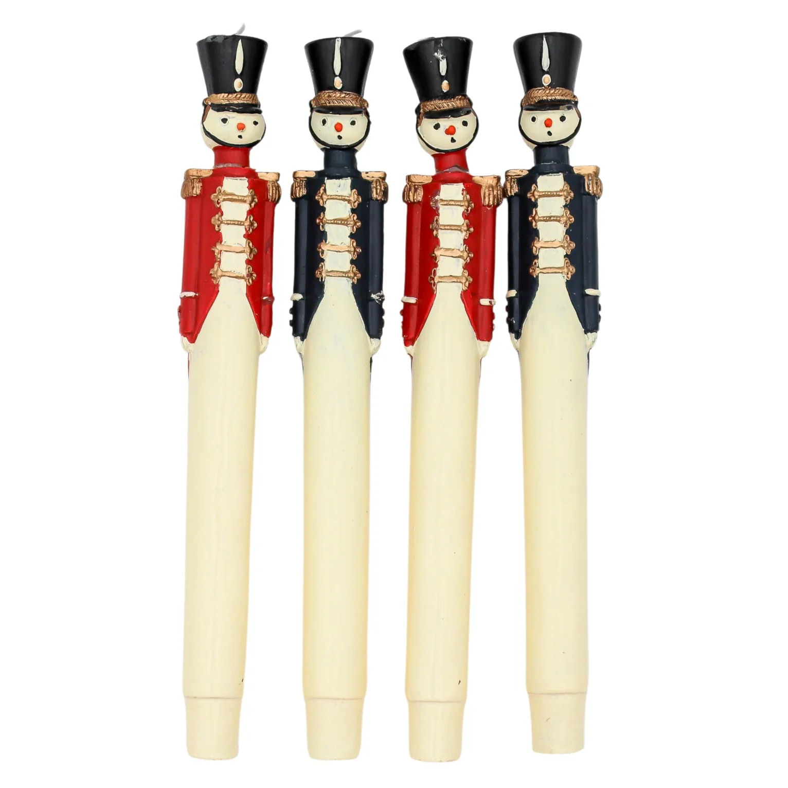 Handpainted Red Royal Guard Candle - Pack of 2 - Image 4