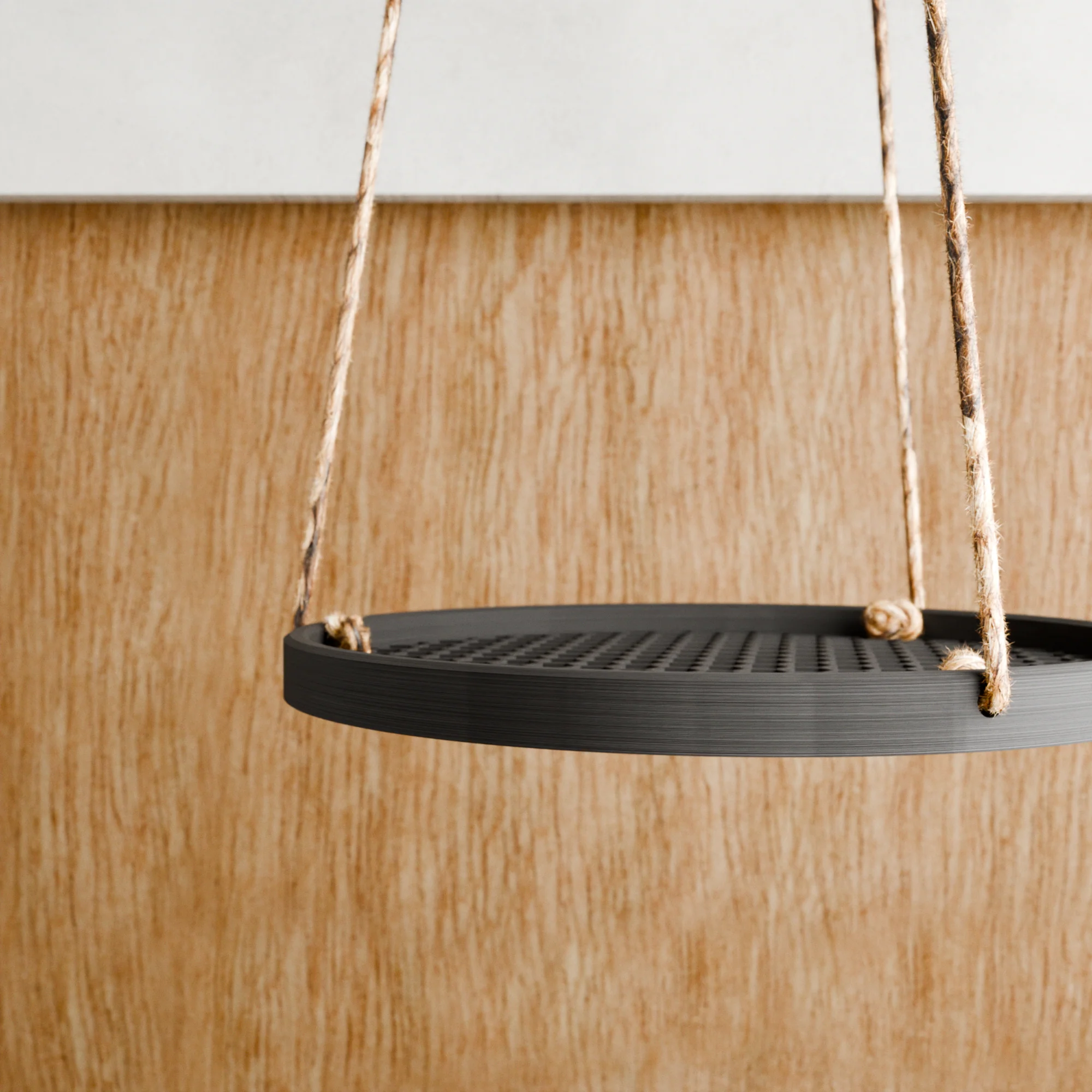 Hanging Plant Pot Tray | Honeycomb - Image 4