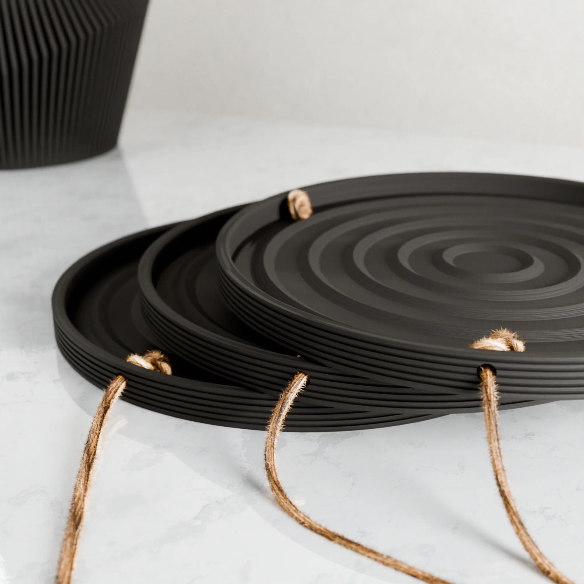 Hanging Plant Pot Tray | PUDDLE - Image 8