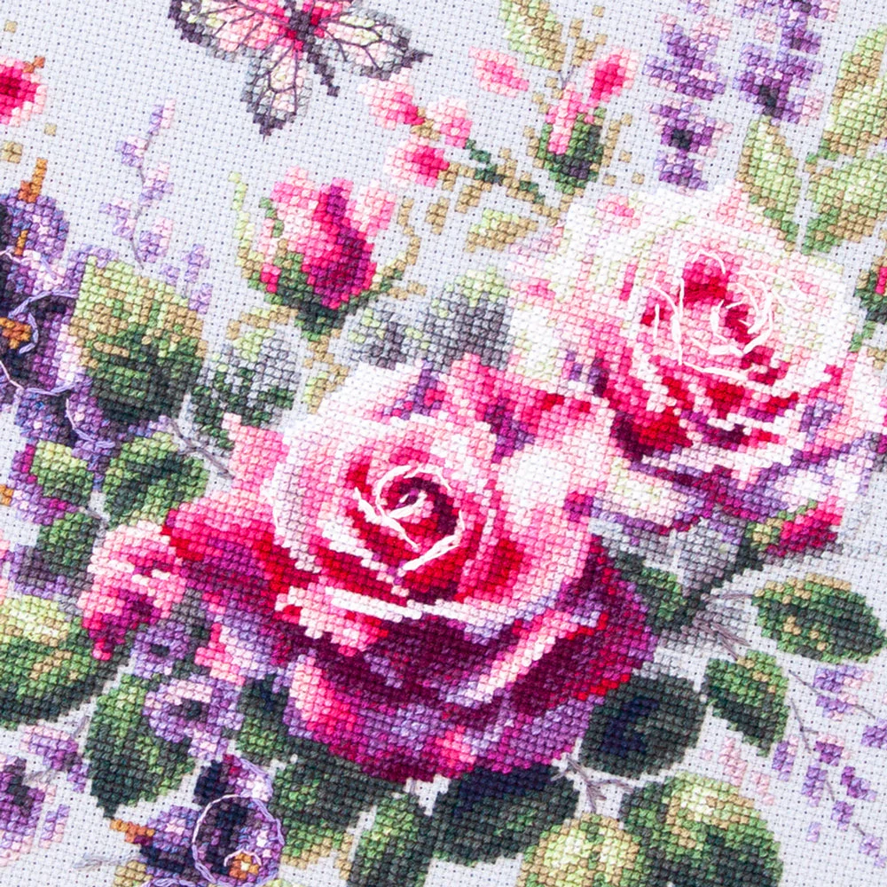 Happy Garden 70-13 Counted Cross-Stitch Kit - Image 5
