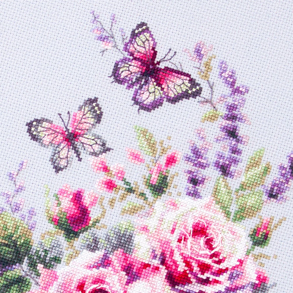 Happy Garden 70-13 Counted Cross-Stitch Kit - Image 7