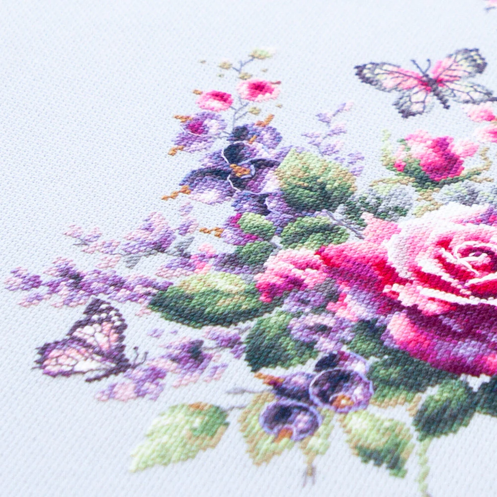 Happy Garden 70-13 Counted Cross-Stitch Kit - Image 8