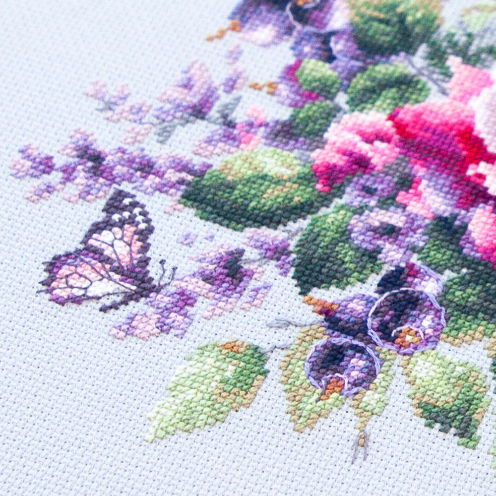 Happy Garden 70-13 Counted Cross-Stitch Kit - Image 9