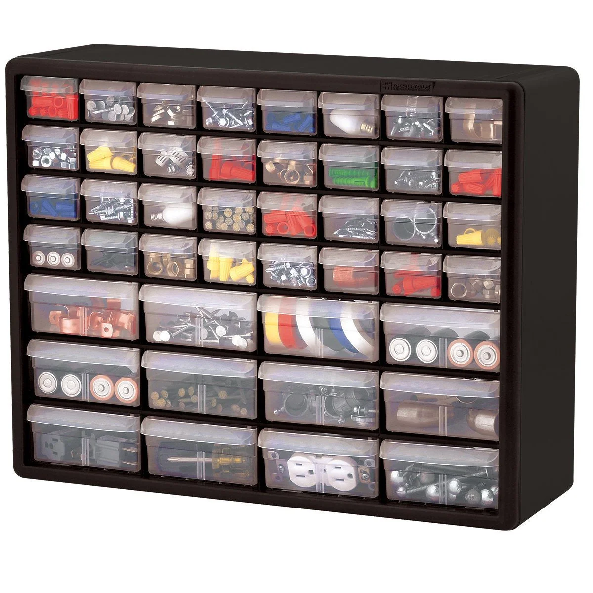 Hardware Craft Fishing Garage Storage Cabinet in Black with Drawers - Image 2