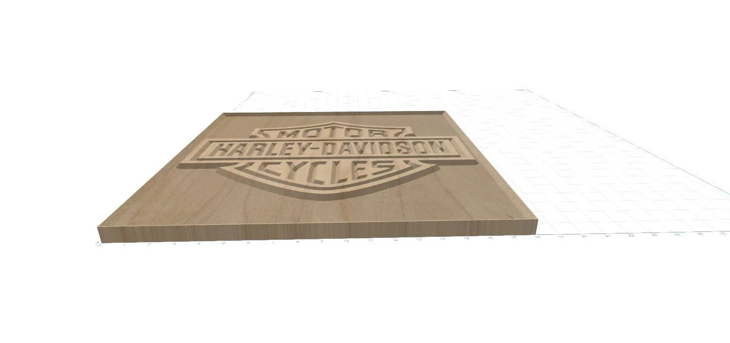 Harley Davidson Wood Sign - Image 4