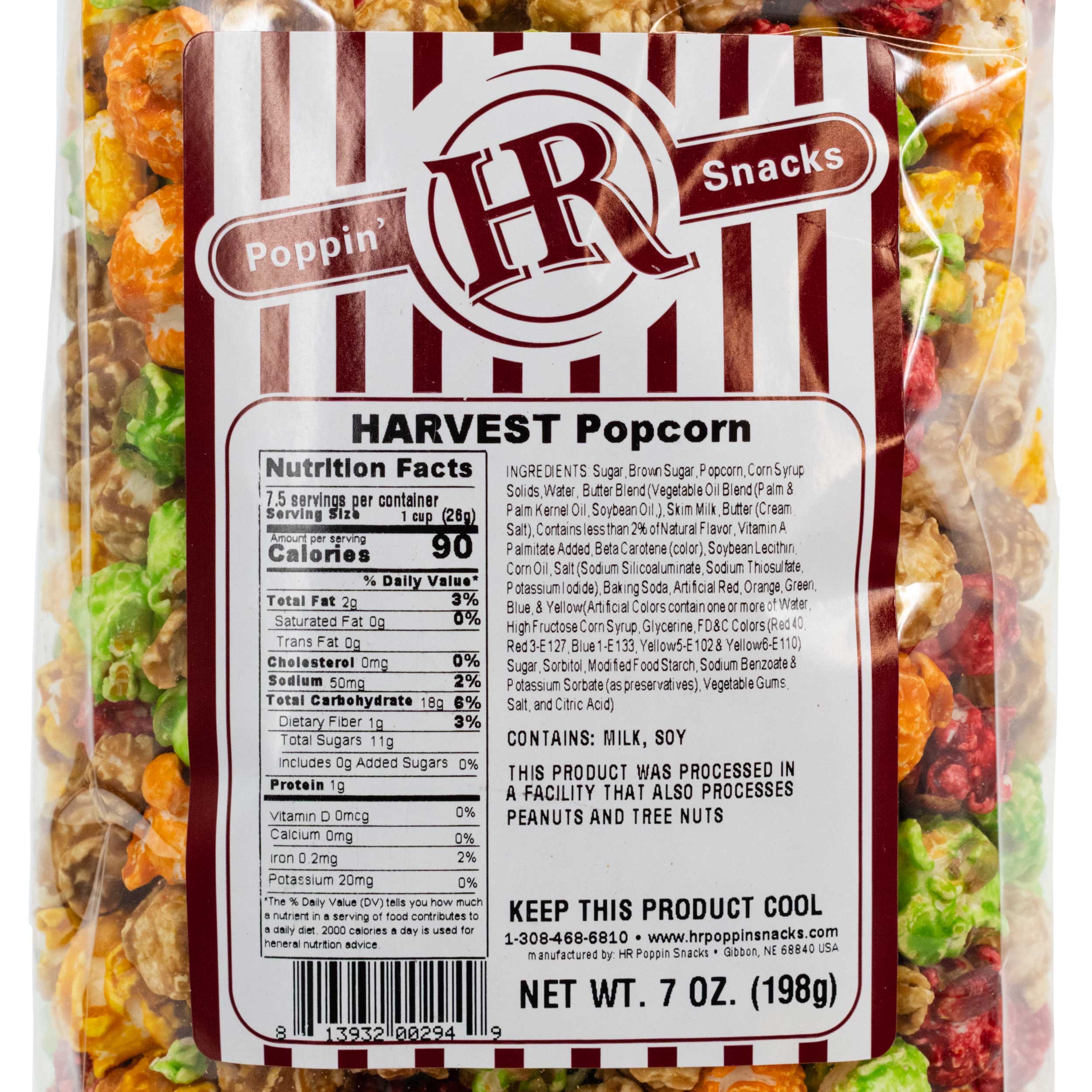 Harvest Fall Themed Popcorn | 7 oz | HR Poppin' Snacks - Image 4