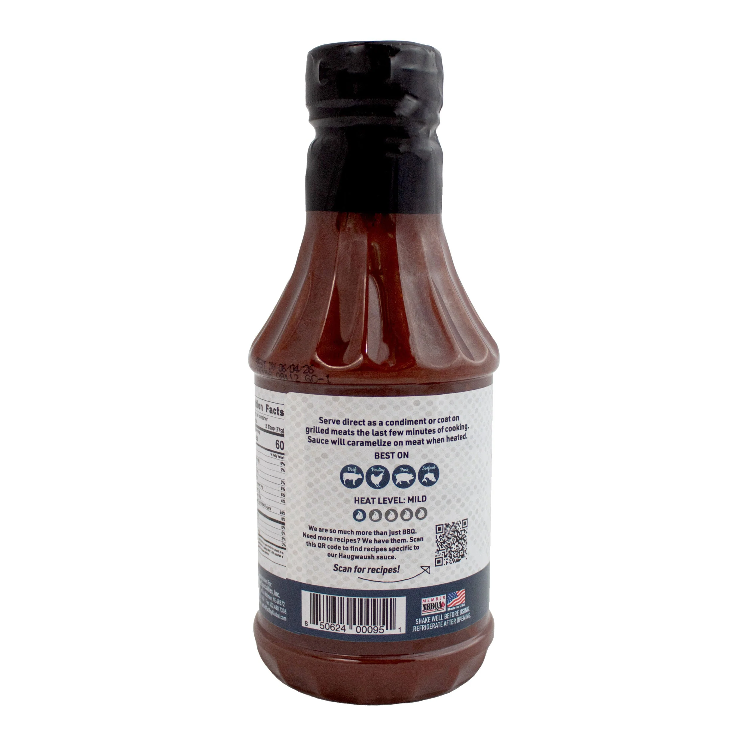 Haugwaush Gluten Free Natural BBQ Sauce 19 oz - Image 3