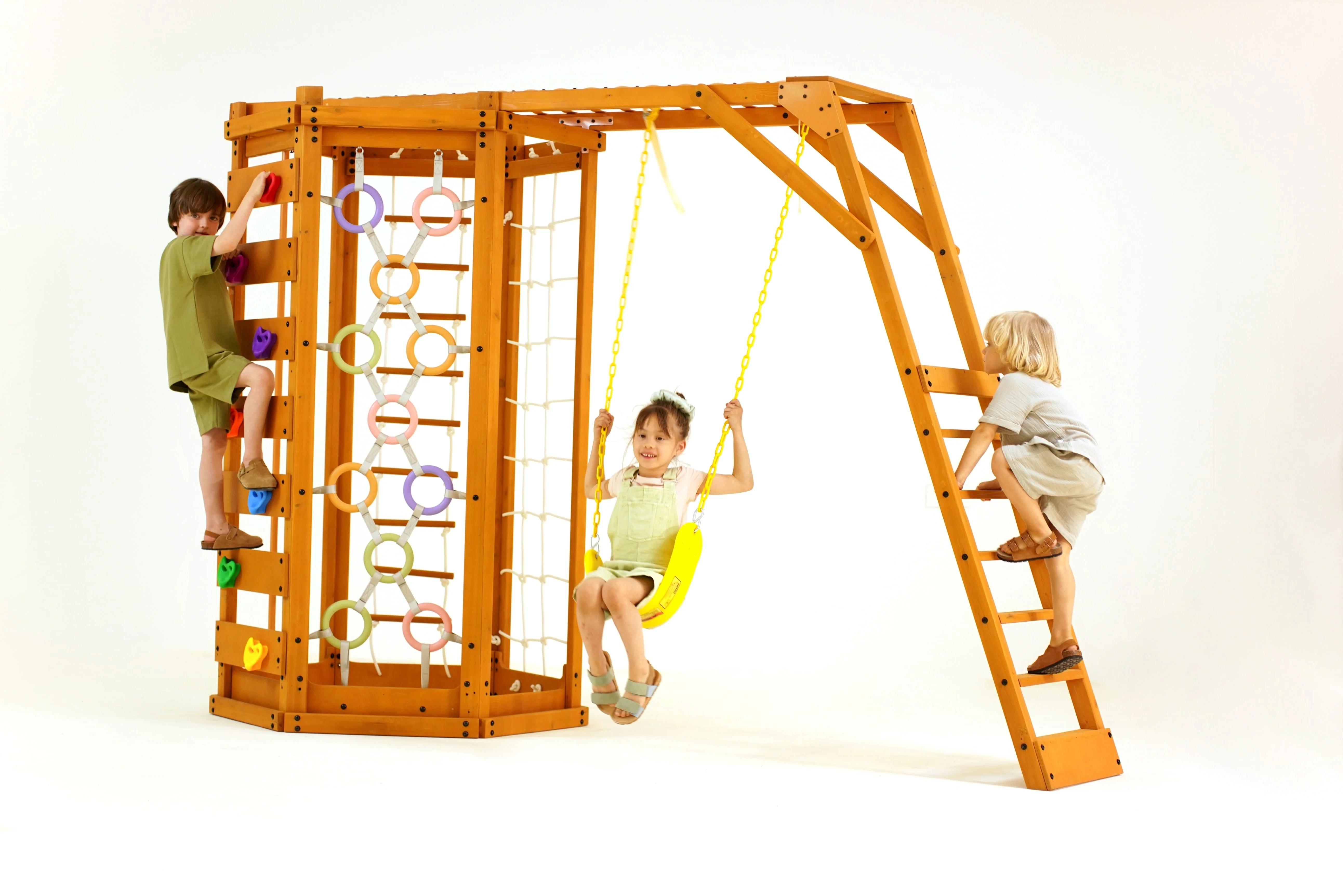 Hawthorn XL | Octagon Outdoor Jungle Gym - White - Image 4
