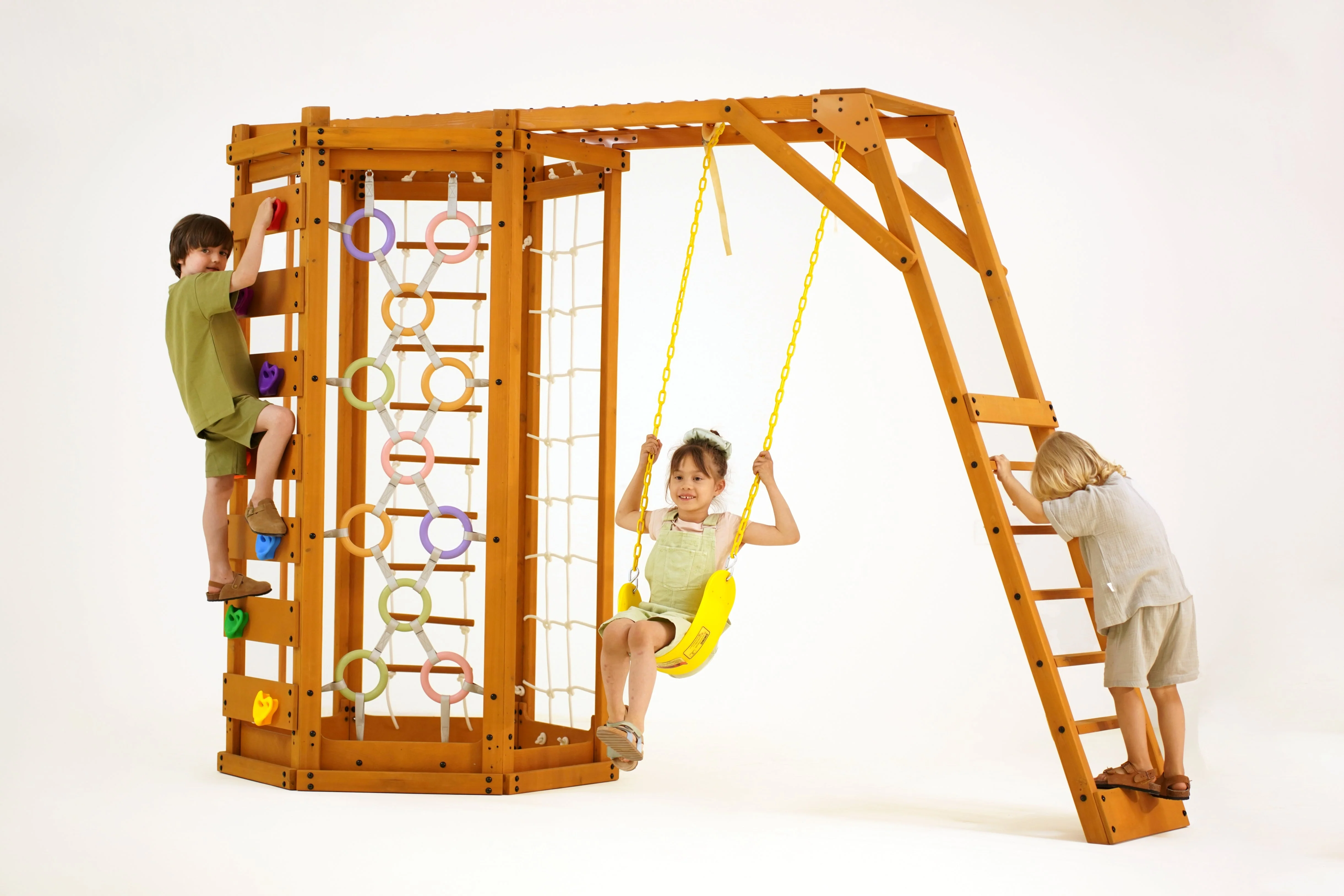 Hawthorn XL | Octagon Outdoor Jungle Gym - White - Image 5