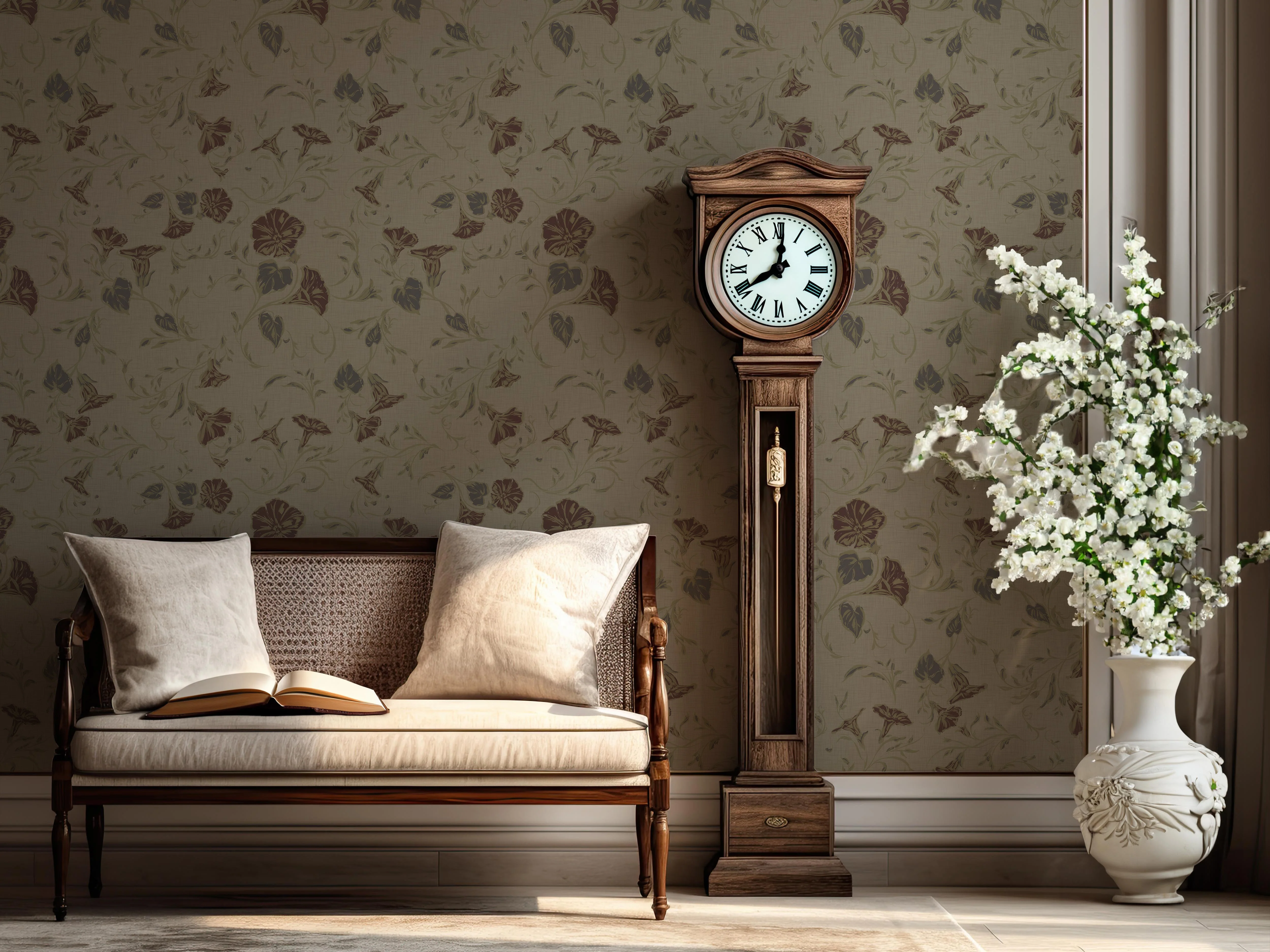 Hawthorne Bloom Wallpaper by Safari Natalia x Taddy Mikelaites - Image 36