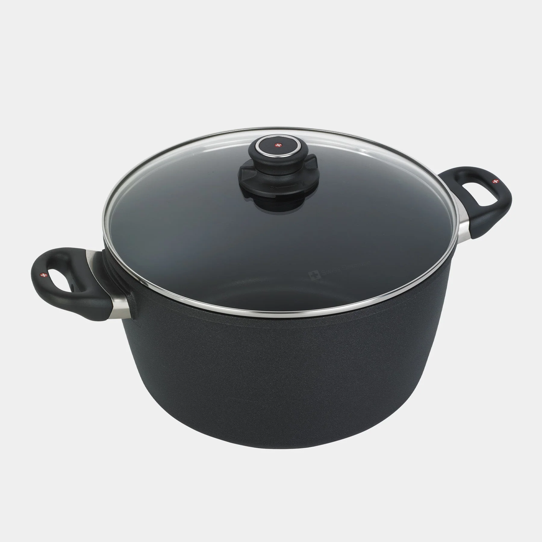 HD Nonstick Stock Pot with Glass Lid - Induction - Image 2