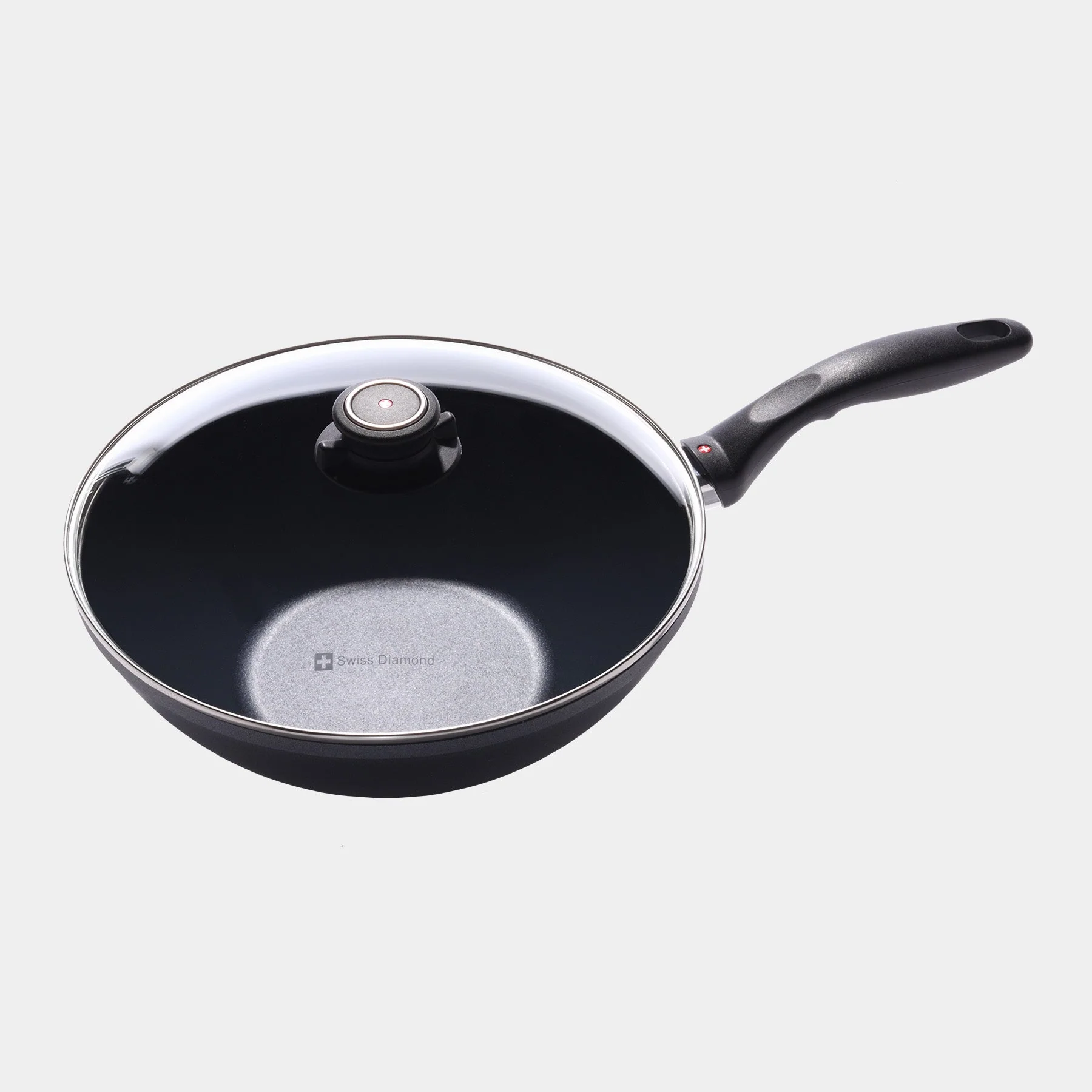 HD Nonstick Wok with Glass Lid