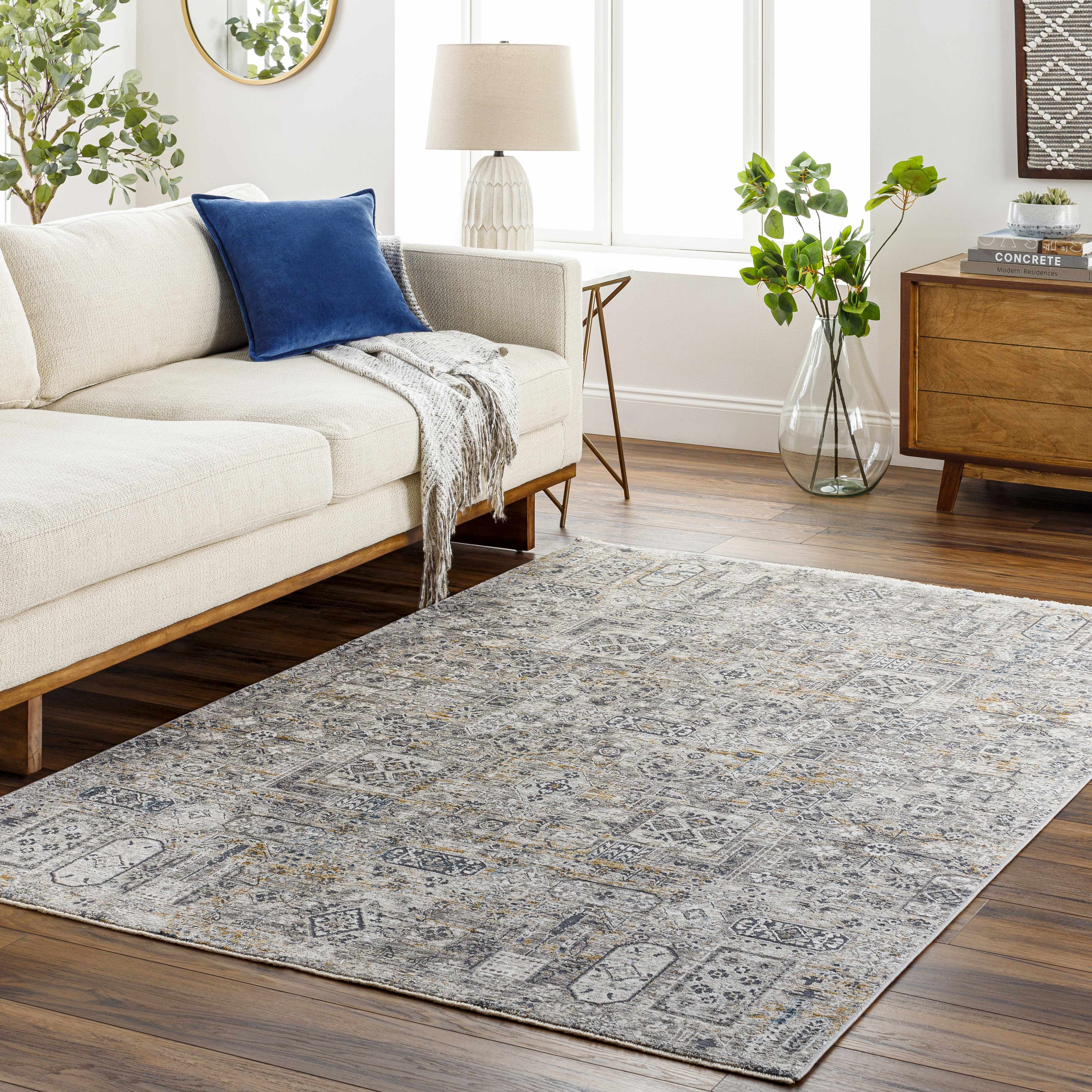 Heacham Luxe Fringe Rug - Clearance - Image 2