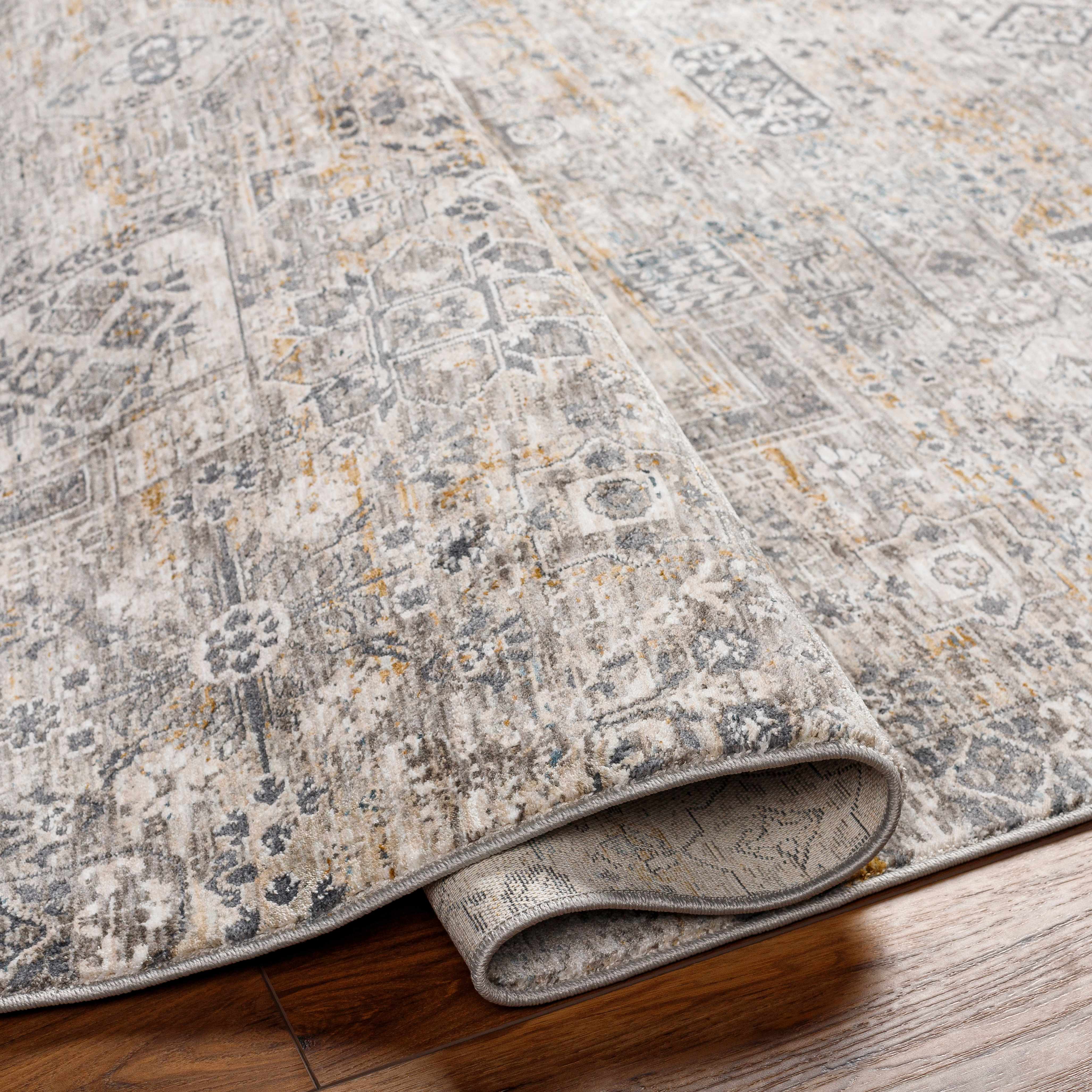 Heacham Luxe Fringe Rug - Clearance - Image 6