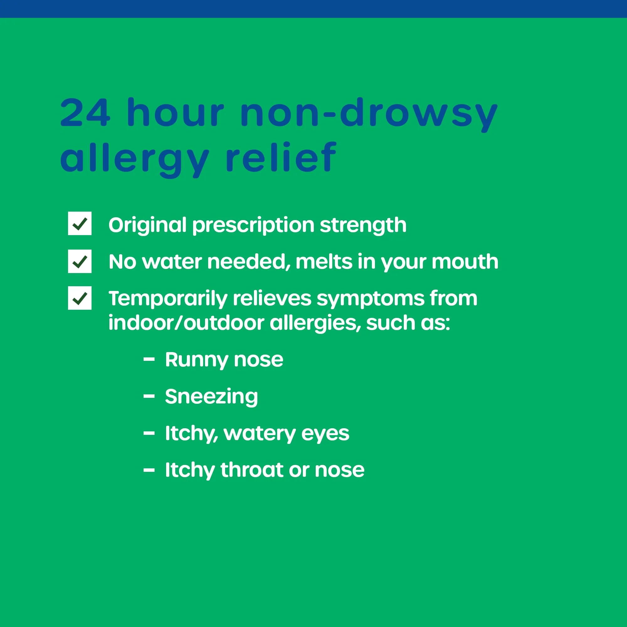 HealthCareAisle Allergy Relief - Loratadine 10 mg Orally Disintegrating Tablets USP - 30 Tablets - Original Prescription Strength  Allergy Medication, 24-Hour Relief - Image 4