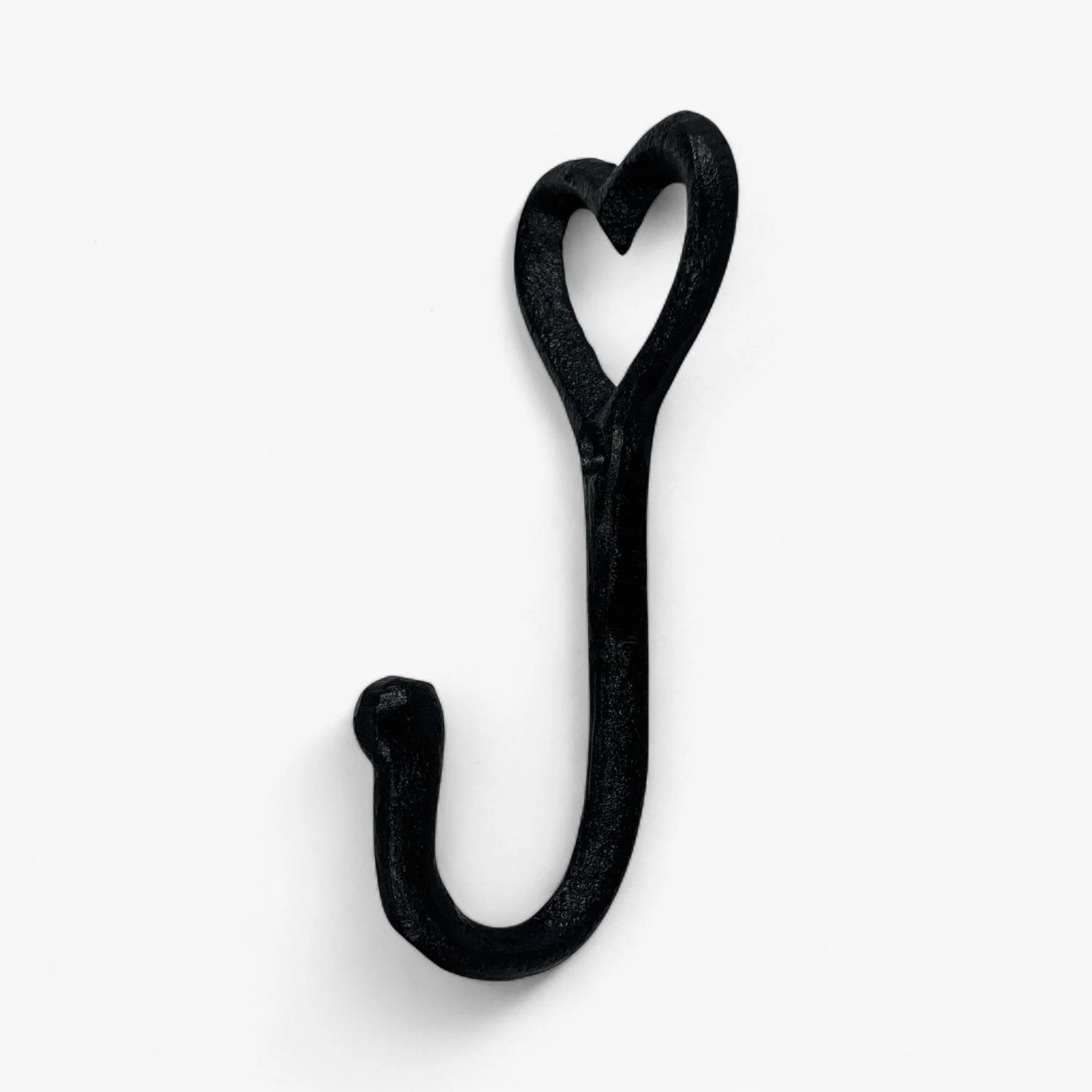 Heart Hook Cast Iron Wall Mounted Decorative Hanger - Image 2