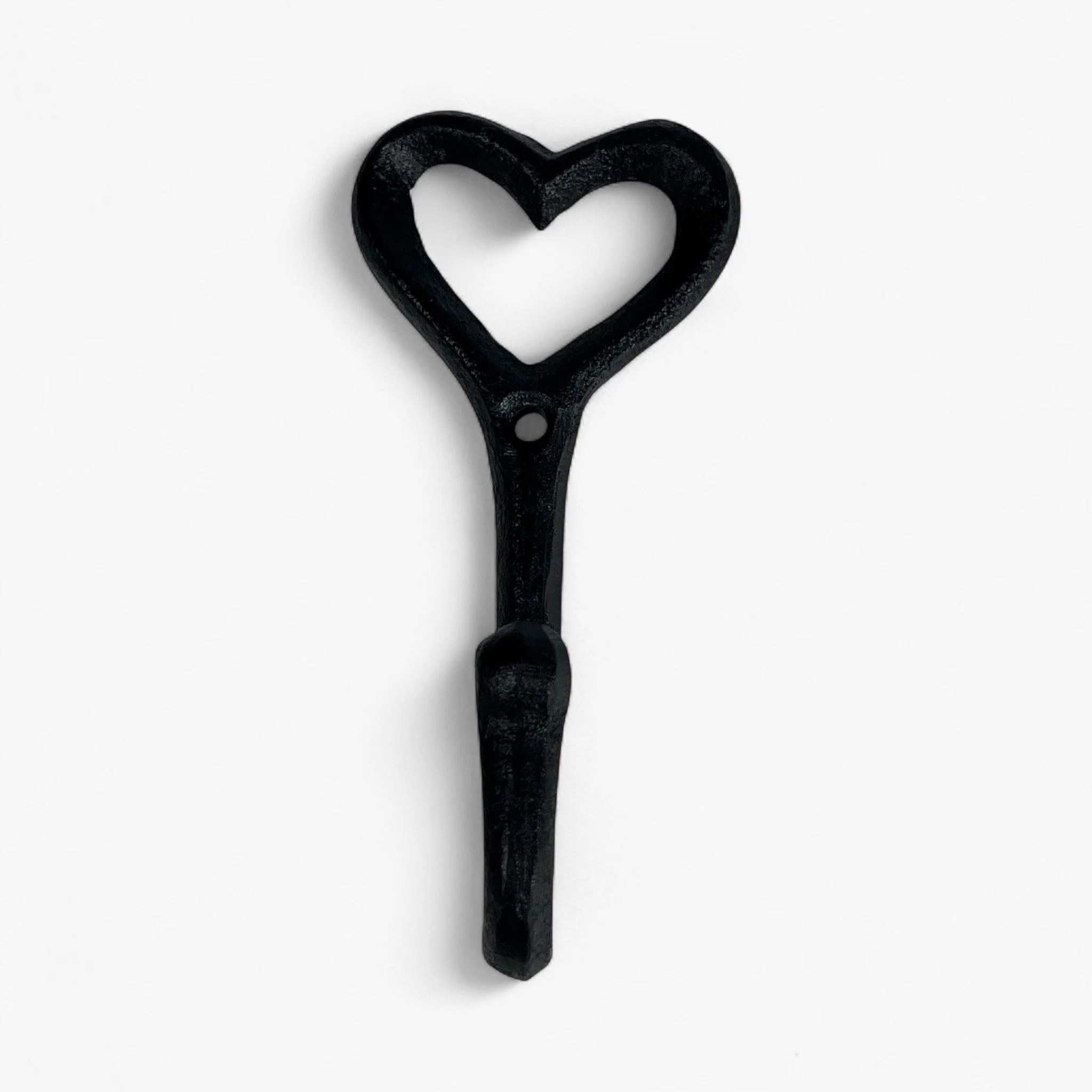Heart Hook Cast Iron Wall Mounted Decorative Hanger - Image 4