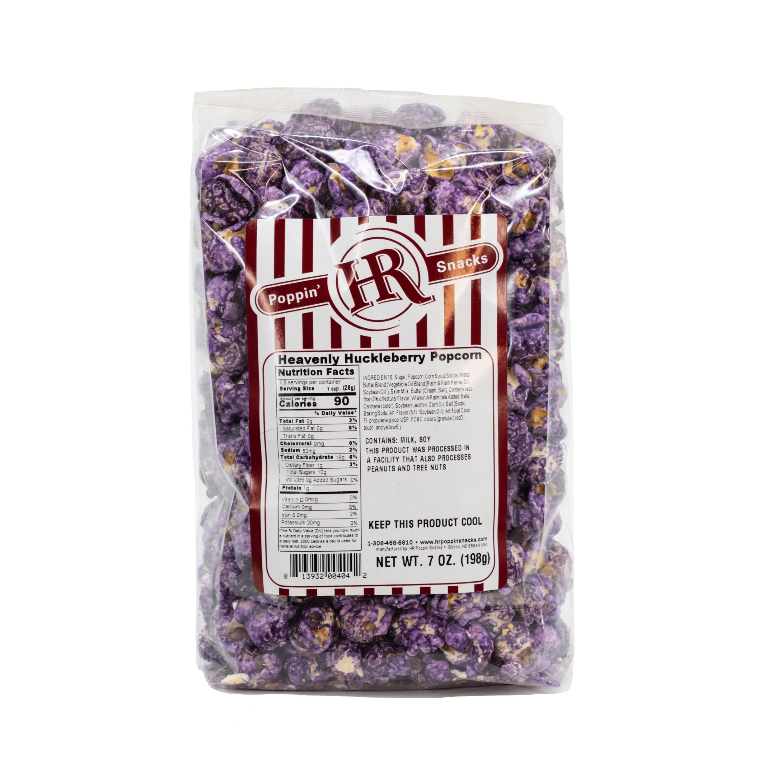 Heavenly Huckleberry Popcorn | 7 oz | Pack of 2 | HR Poppin' Snacks - Image 2