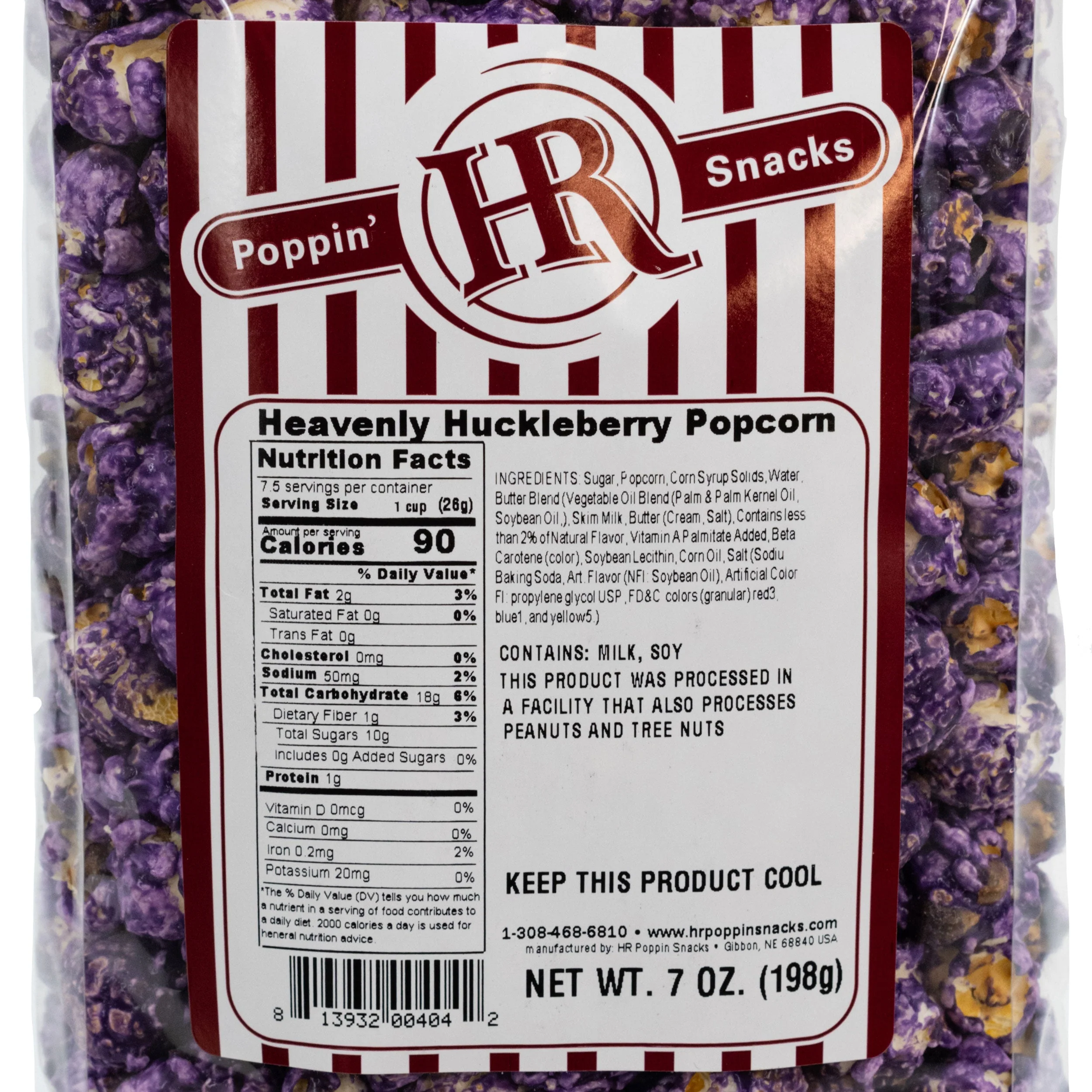 Heavenly Huckleberry Popcorn | 7 oz | Pack of 2 | HR Poppin' Snacks - Image 6