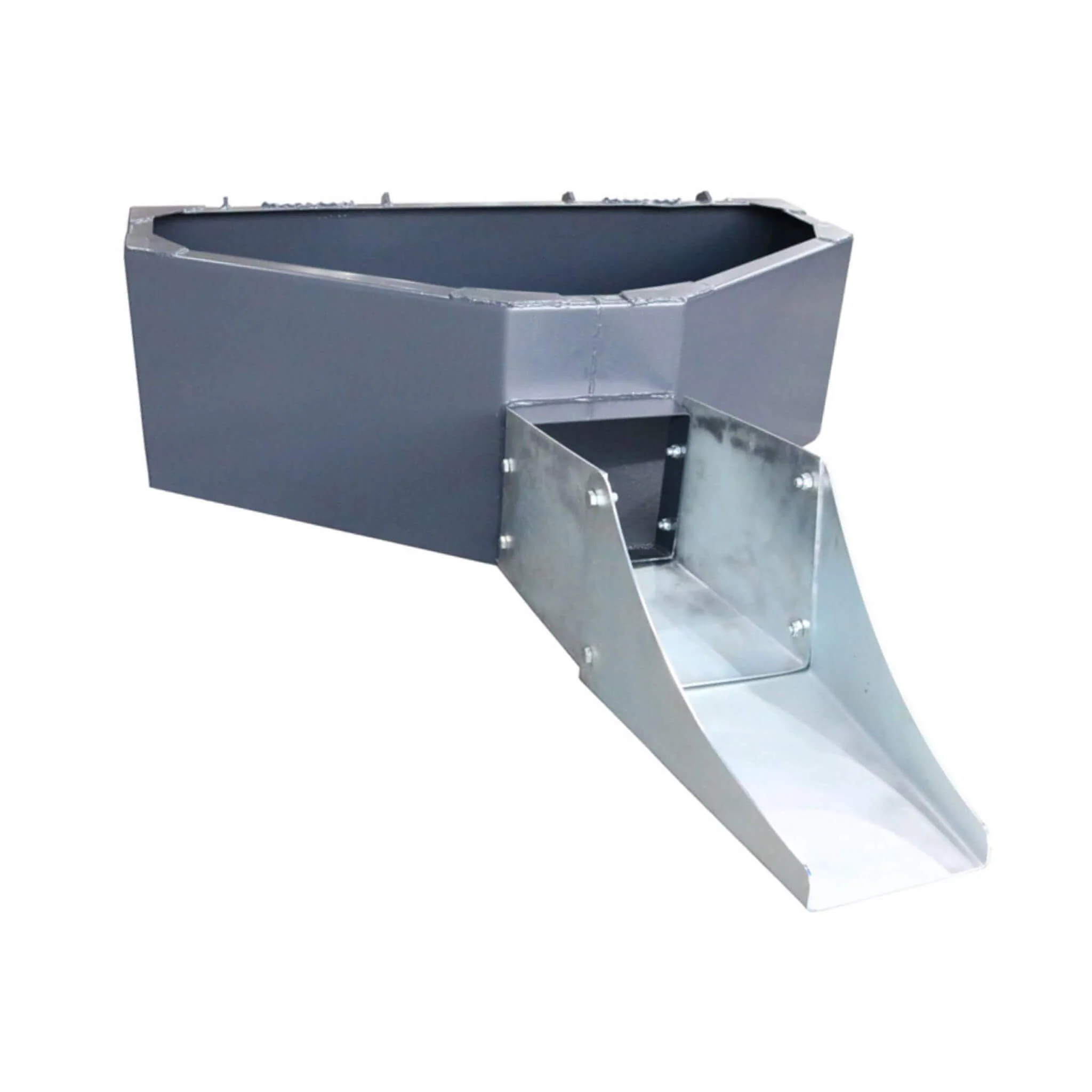 Heavy-Duty 1/2 Yard Cement And Concrete Bucket Skid Steer Attachment (SAK49063) - Image 3