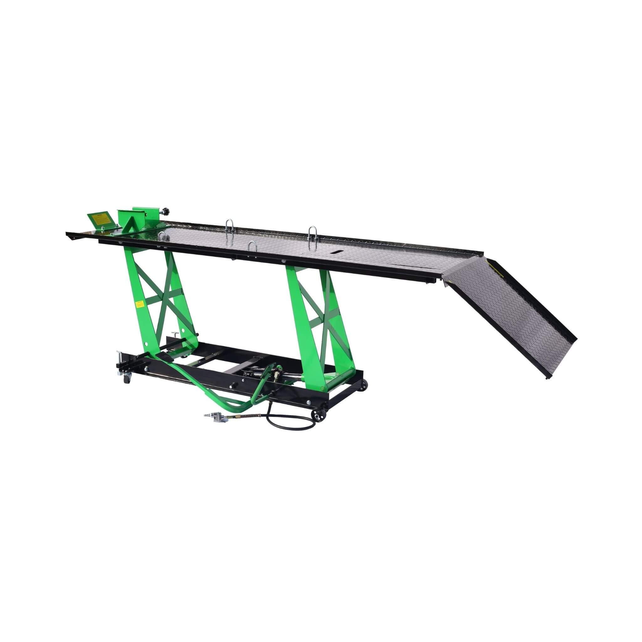 Heavy-Duty 1000LBS Air Hydraulic Motorcycle ATV Lift Jack Table (SAK78351) - Image 10