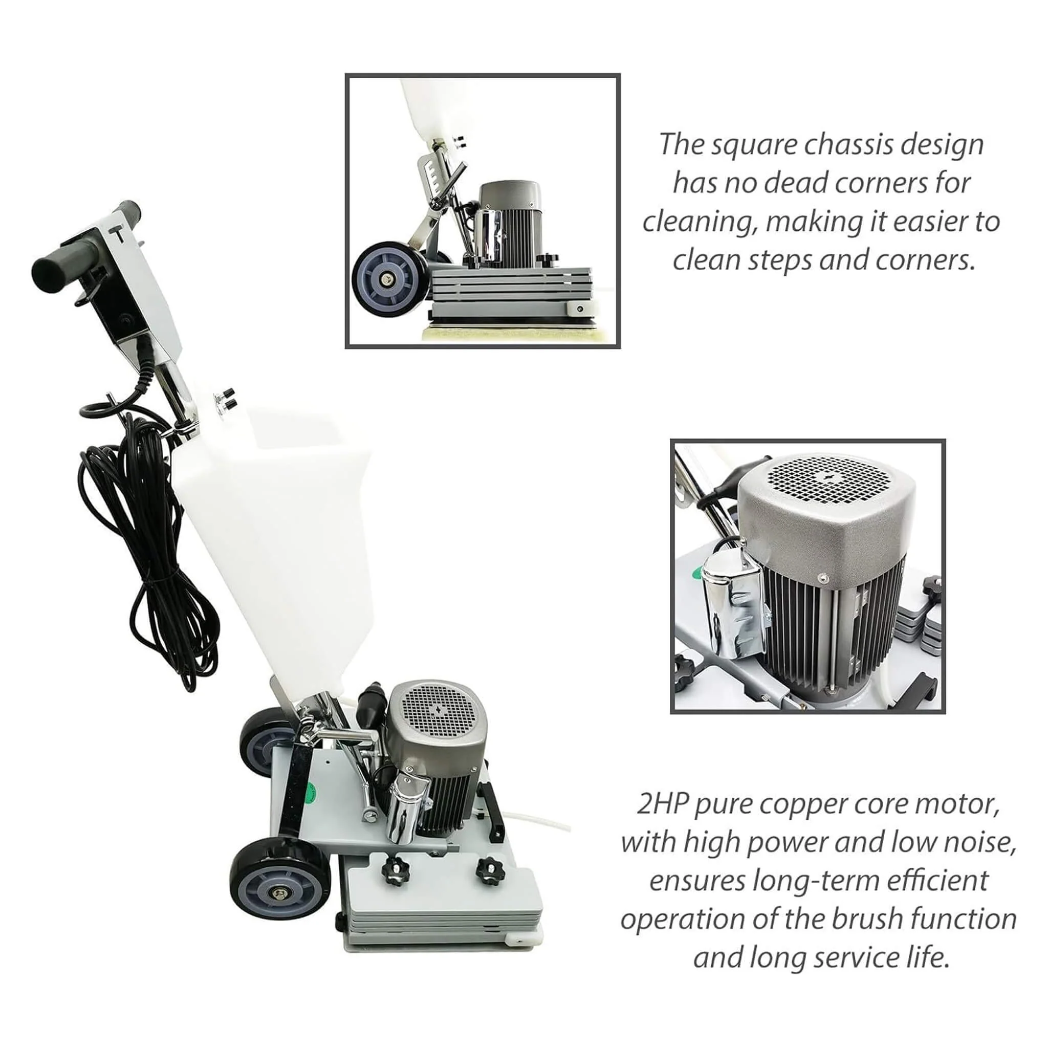 Heavy-Duty 110V Multi Functional Electric Floor Polishing Machine (SAK31859) - Image 7