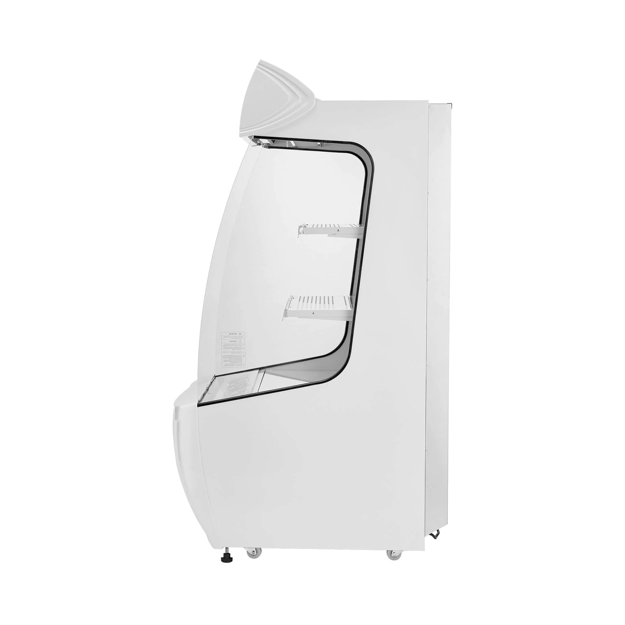 Heavy-Duty 12 Cu.Ft 2-Tier Open-Air Industrial Display Merchandiser Cooler (SAK14832) - Image 3
