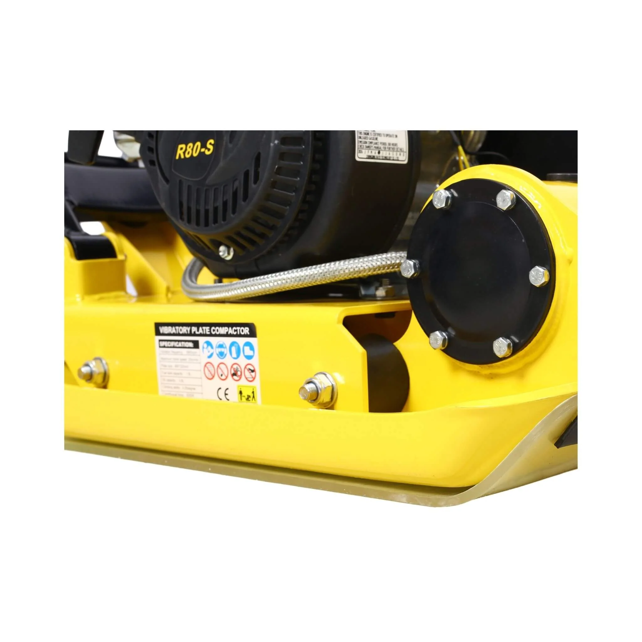 Heavy-Duty 2.5HP 79CC 8200N Gas-Powered Plate Compactor Machine (SAK58492) - Image 15