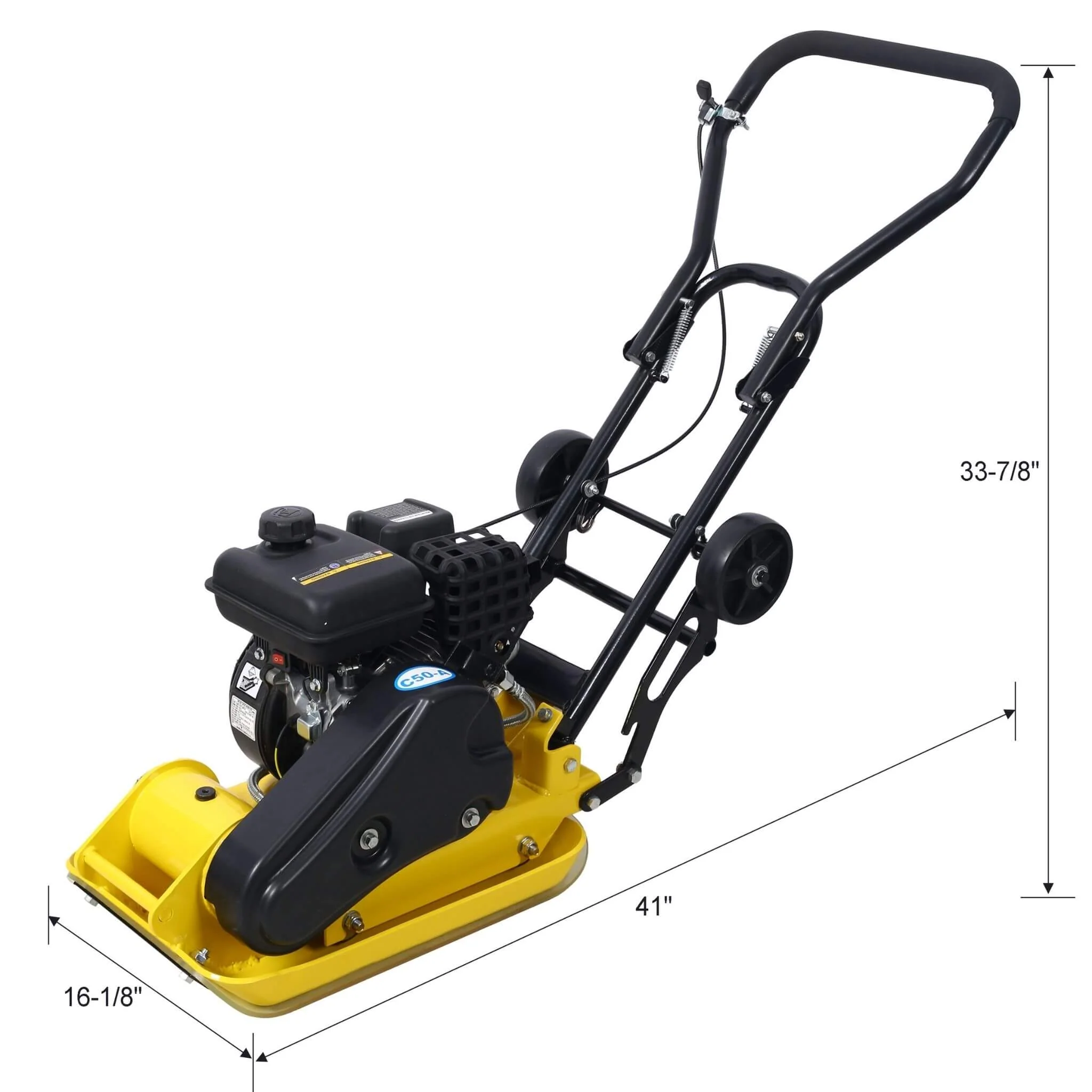 Heavy-Duty 2.5HP 79CC 8200N Gas-Powered Plate Compactor Machine (SAK58492) - Image 21