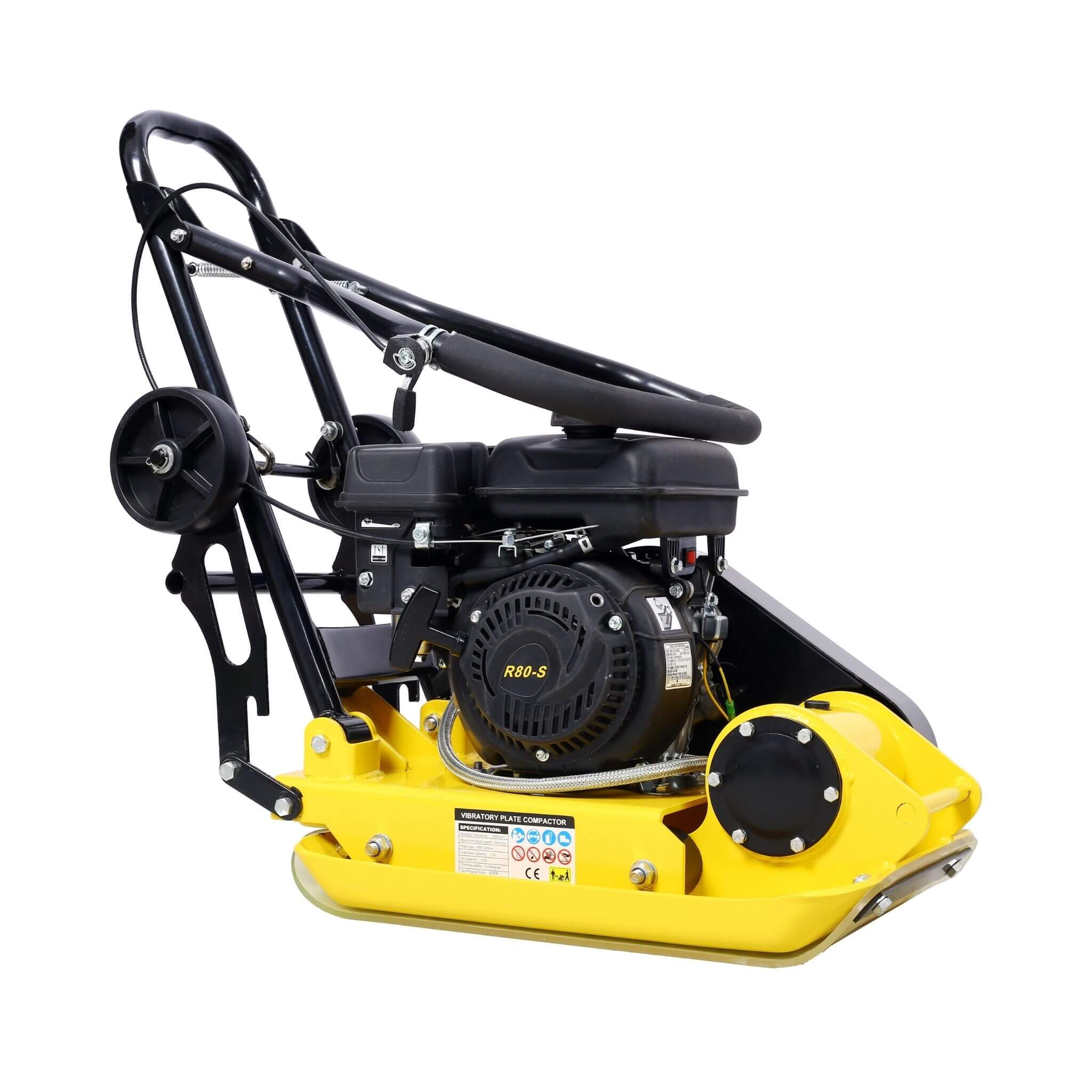 Heavy-Duty 2.5HP 79CC 8200N Gas-Powered Plate Compactor Machine (SAK58492) - Image 9