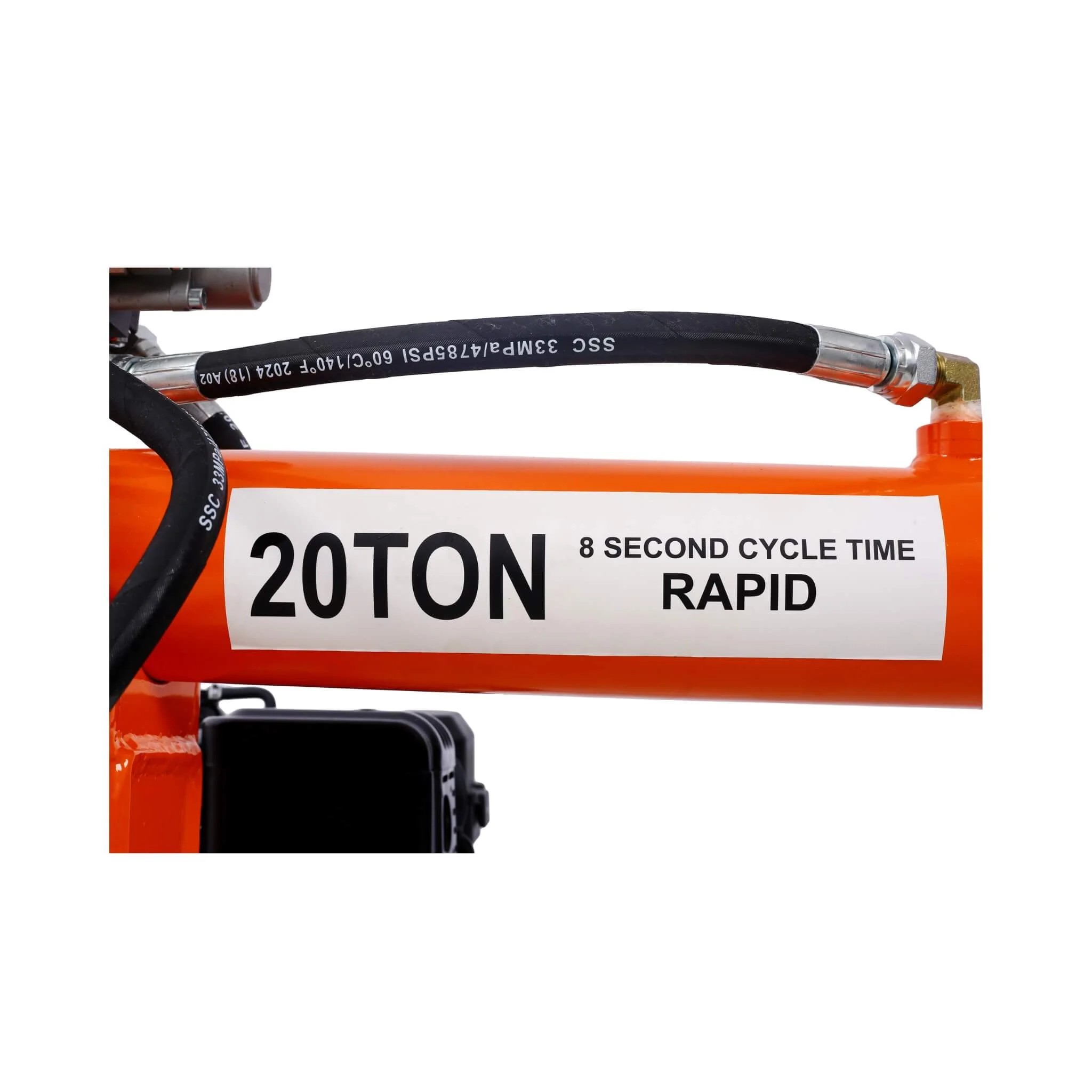 Heavy-Duty 20-Ton 7HP Portable Log Splitter With Auto-Return Hydraulic Ram (SAK15842) - Image 7