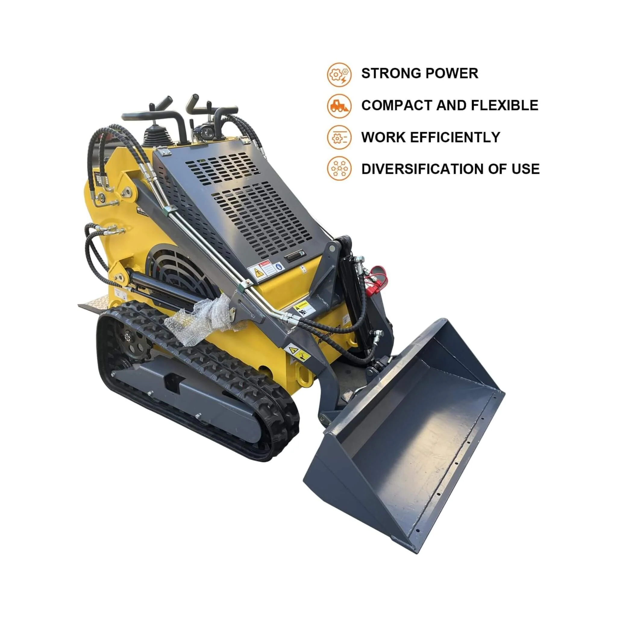 Heavy-Duty 23HP Mini Triangular Skid Steer Bucket Loader (SAK15873) - Image 3
