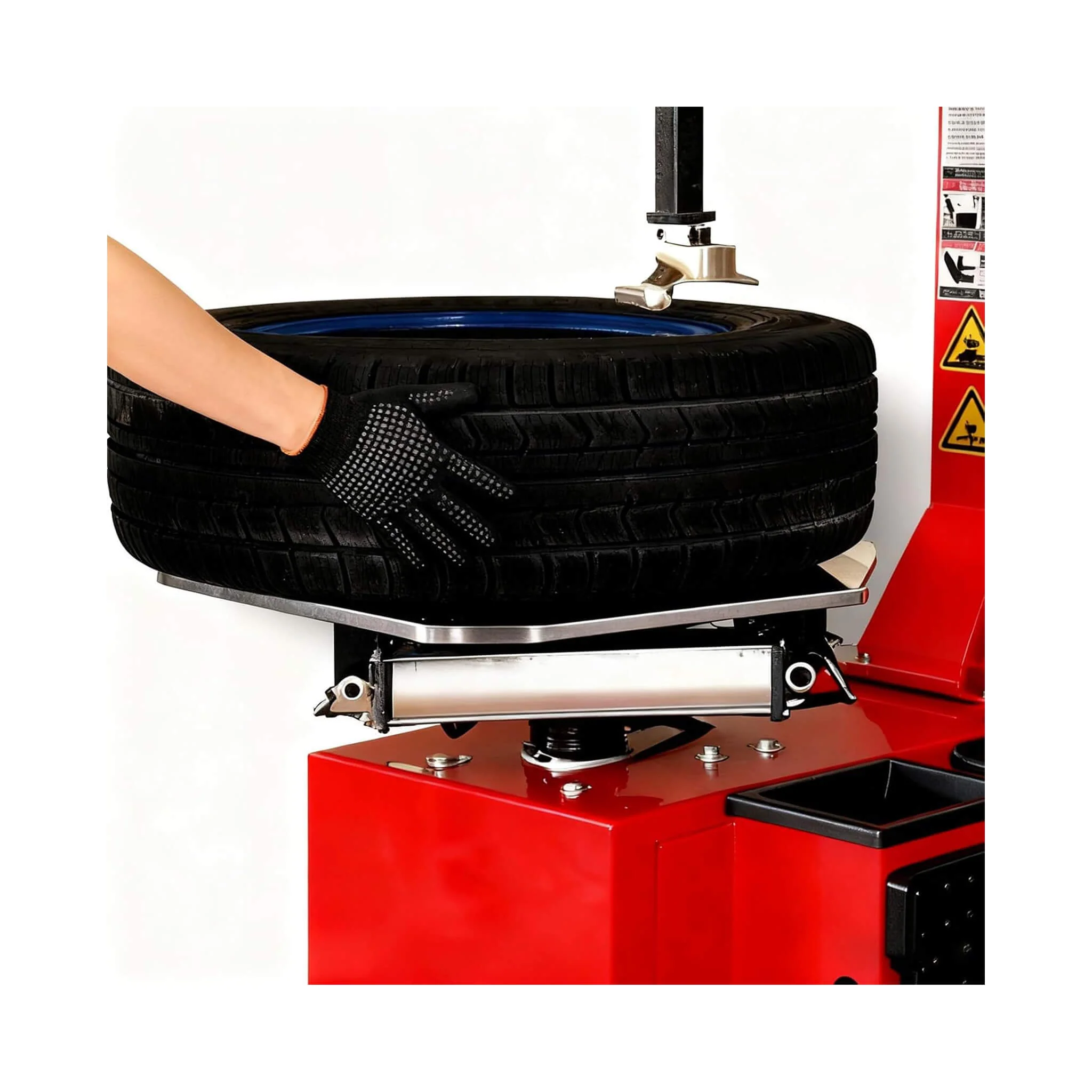 Heavy-Duty 24-Inch Industrial Semi-Automatic Tire Changer With Bead Blaster And Rim Clamp (SAK24697) - Image 3