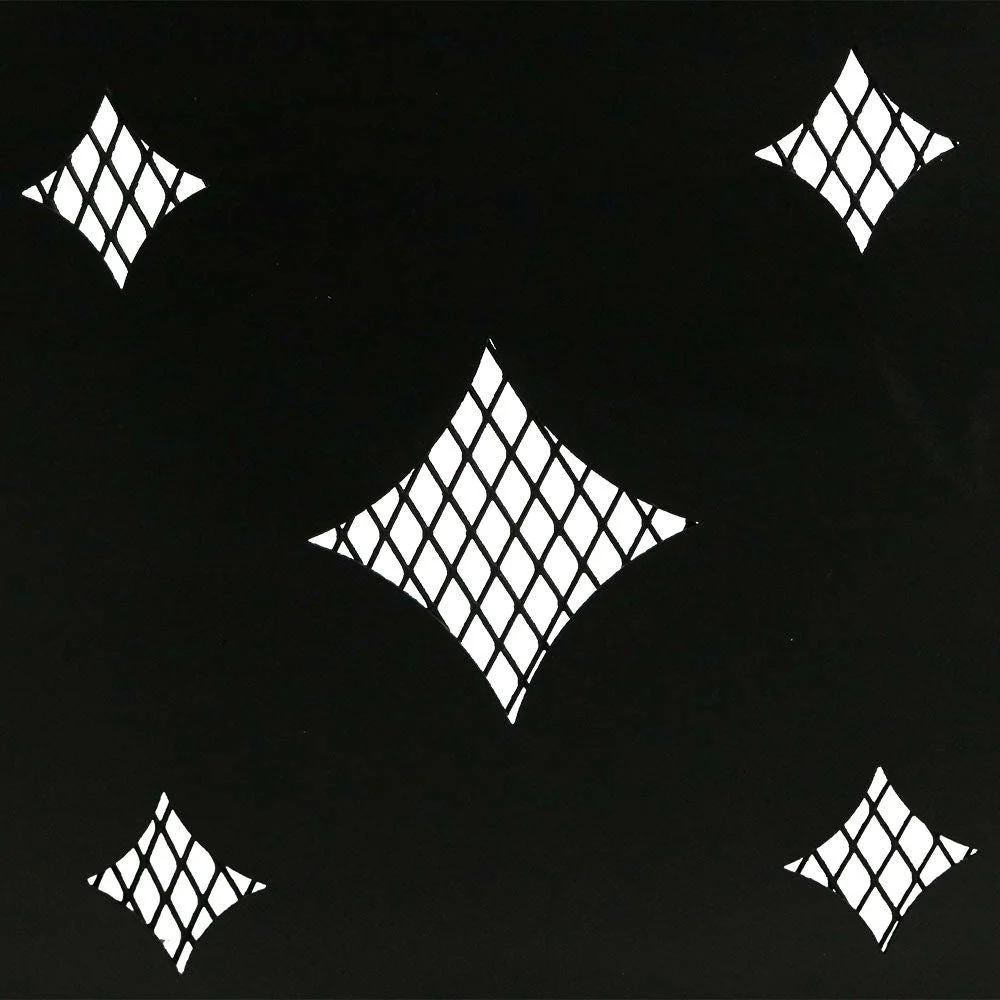Heavy Duty 36-inch Black Steel Fire Pit Ring with Diamond Pattern - Image 4