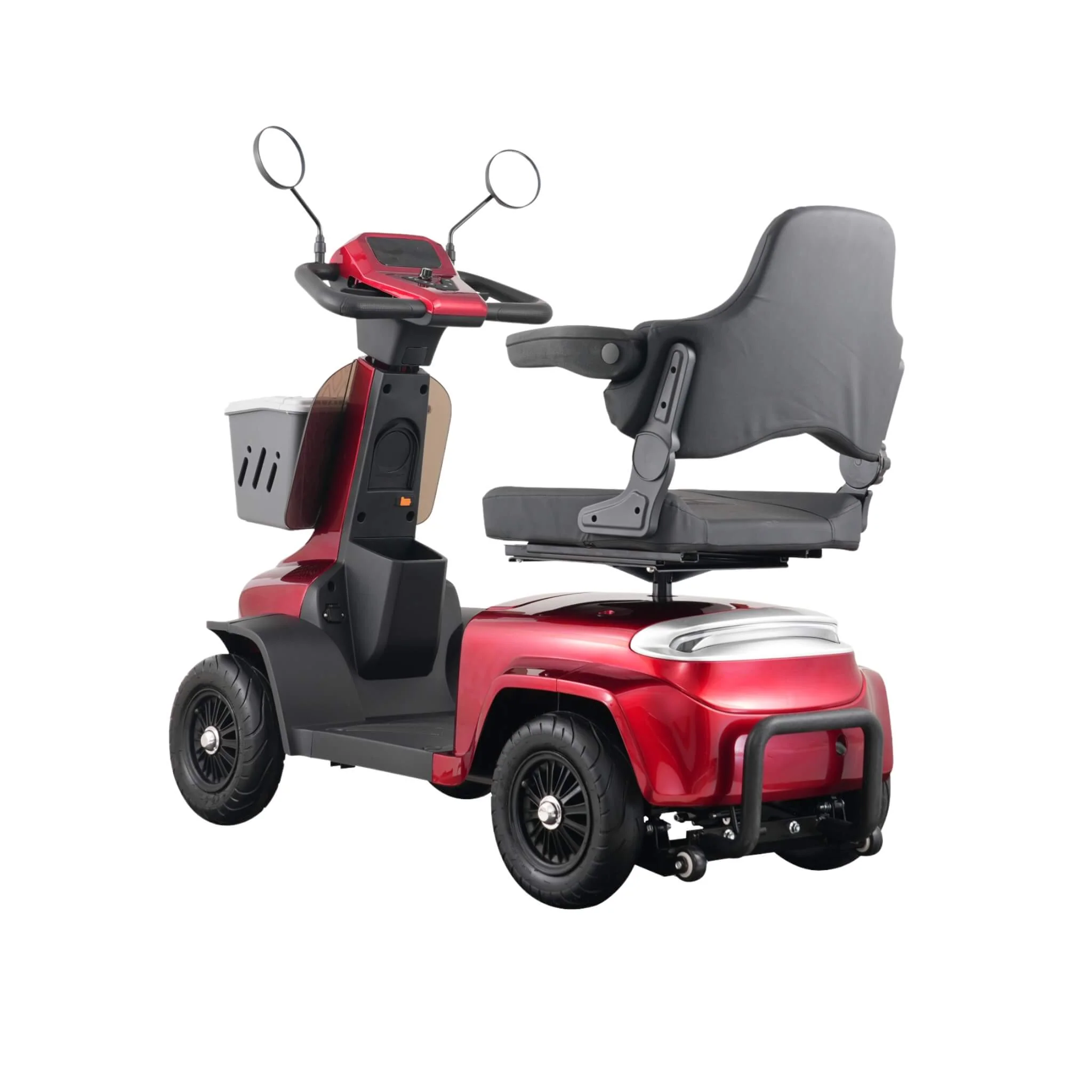 Heavy-Duty 4-Wheel Mobility Scooter With Dual-Brake System For Seniors & Adults (SAK97310) - Image 3