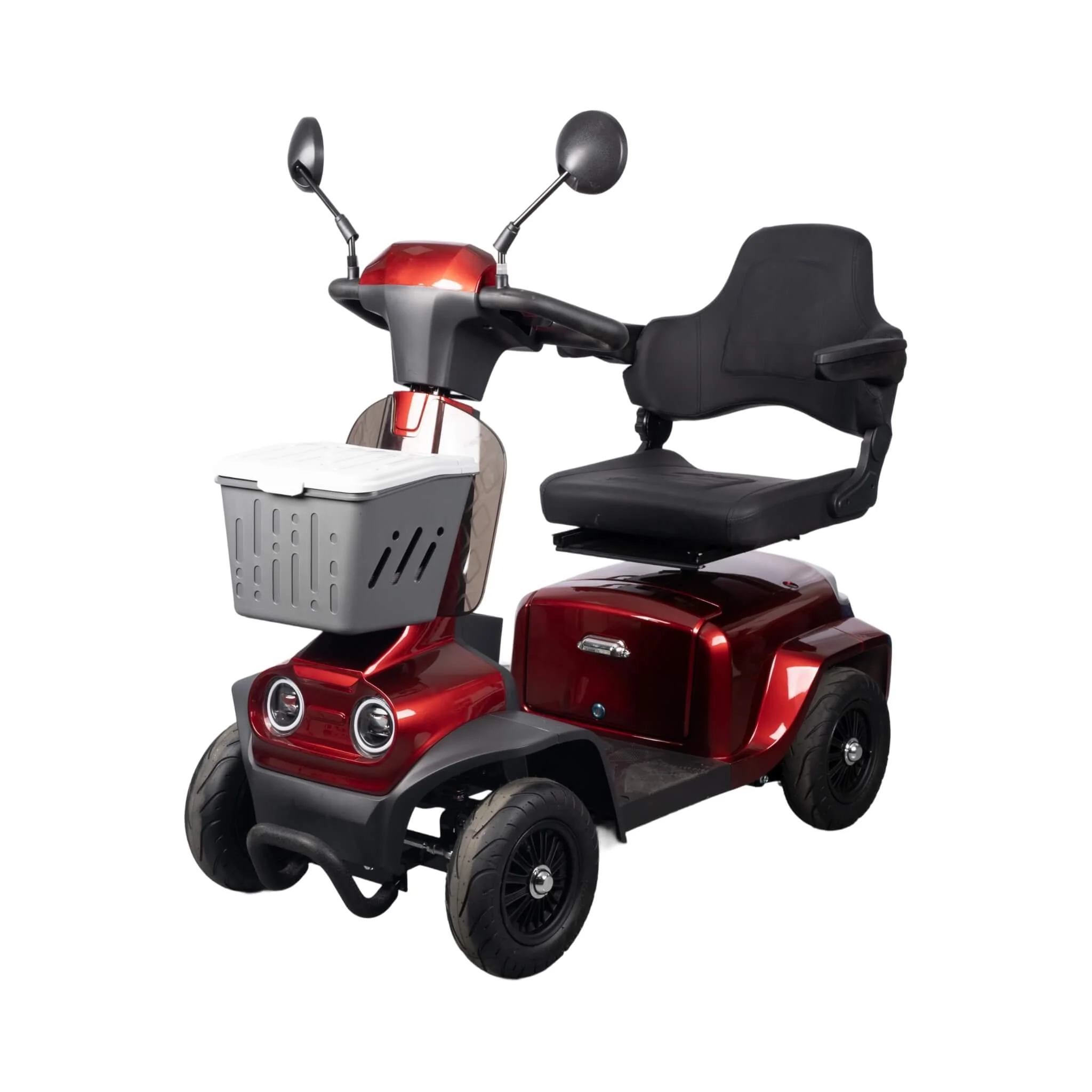 Heavy-Duty 4-Wheel Mobility Scooter With Dual-Brake System For Seniors & Adults (SAK97310) - Image 6