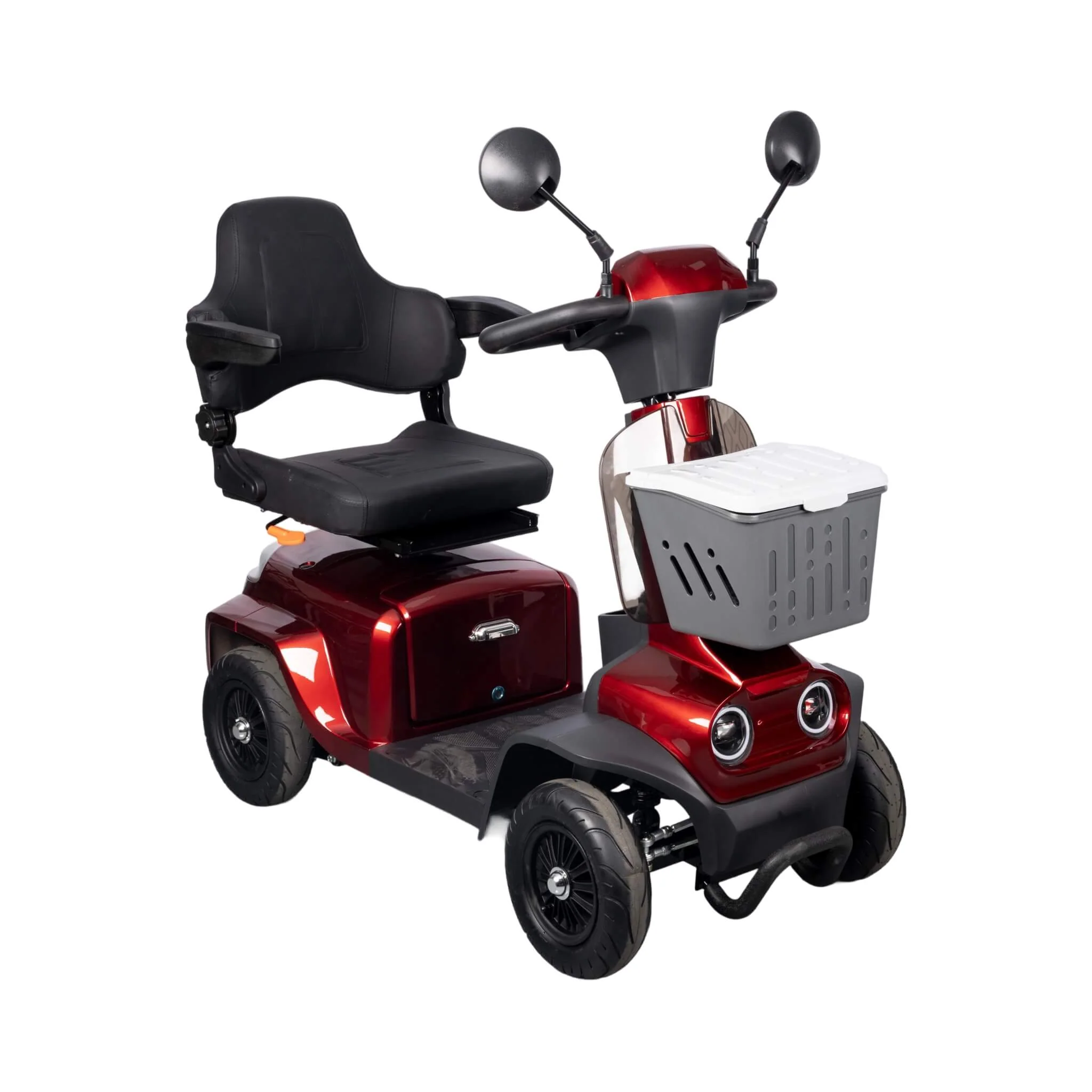 Heavy-Duty 4-Wheel Mobility Scooter With Dual-Brake System For Seniors & Adults (SAK97310) - Image 7
