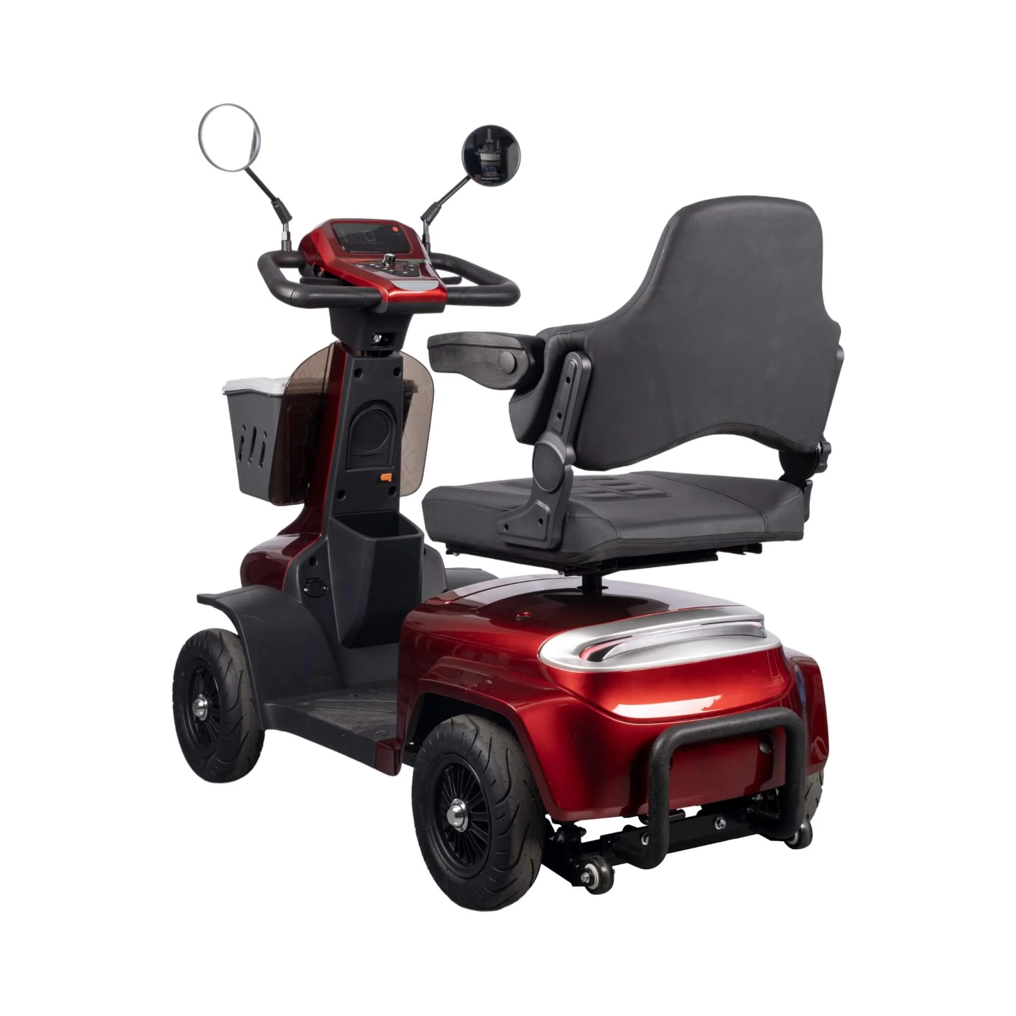 Heavy-Duty 4-Wheel Mobility Scooter With Dual-Brake System For Seniors & Adults (SAK97310) - Image 9