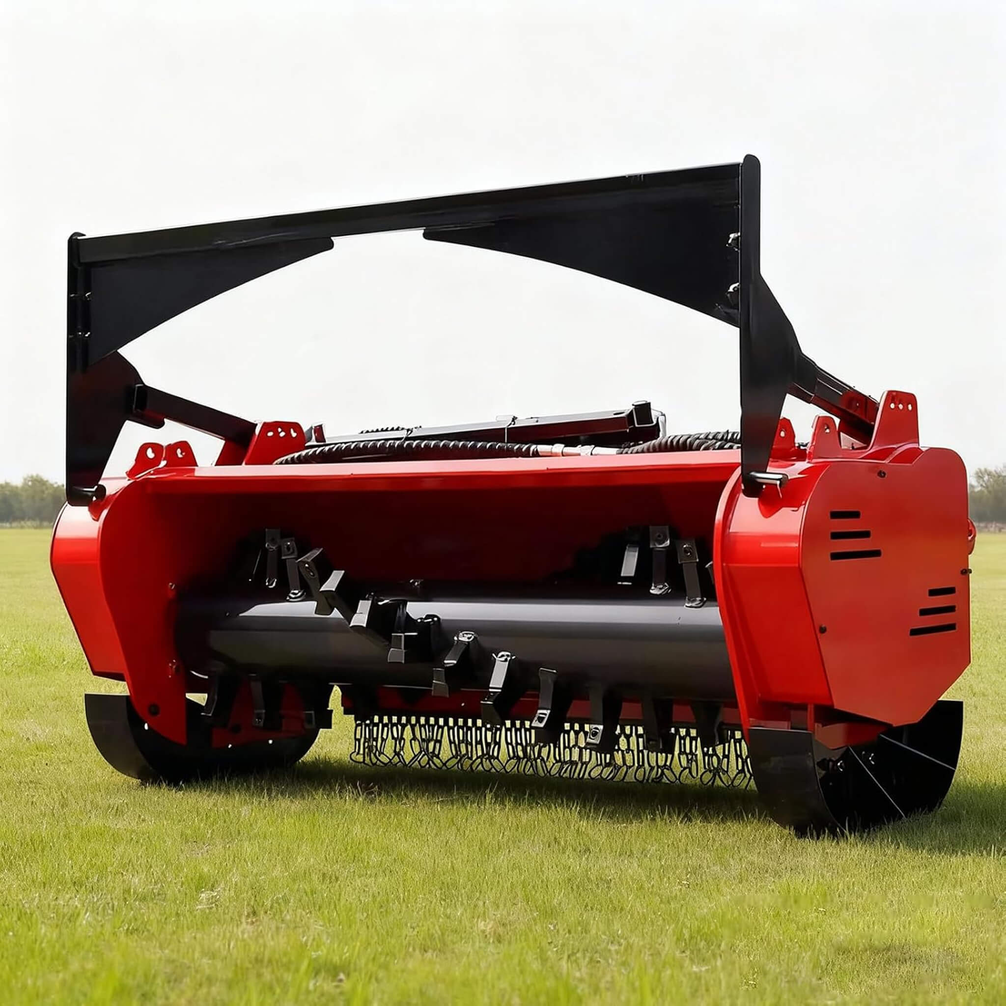 Heavy-Duty 46-Inch Drum Forestry Skid Steer Mulcher Attachment (SAK30495) - Image 4