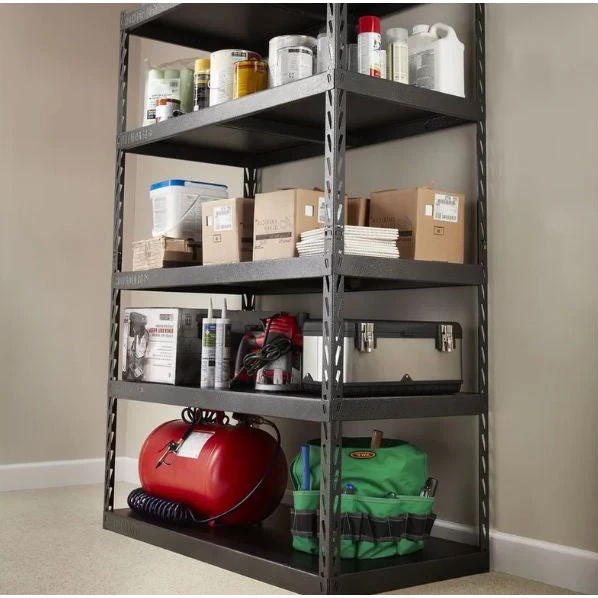 Heavy Duty 48-inch Wide 5-Shelf Metal Shelving Unit - Image 2