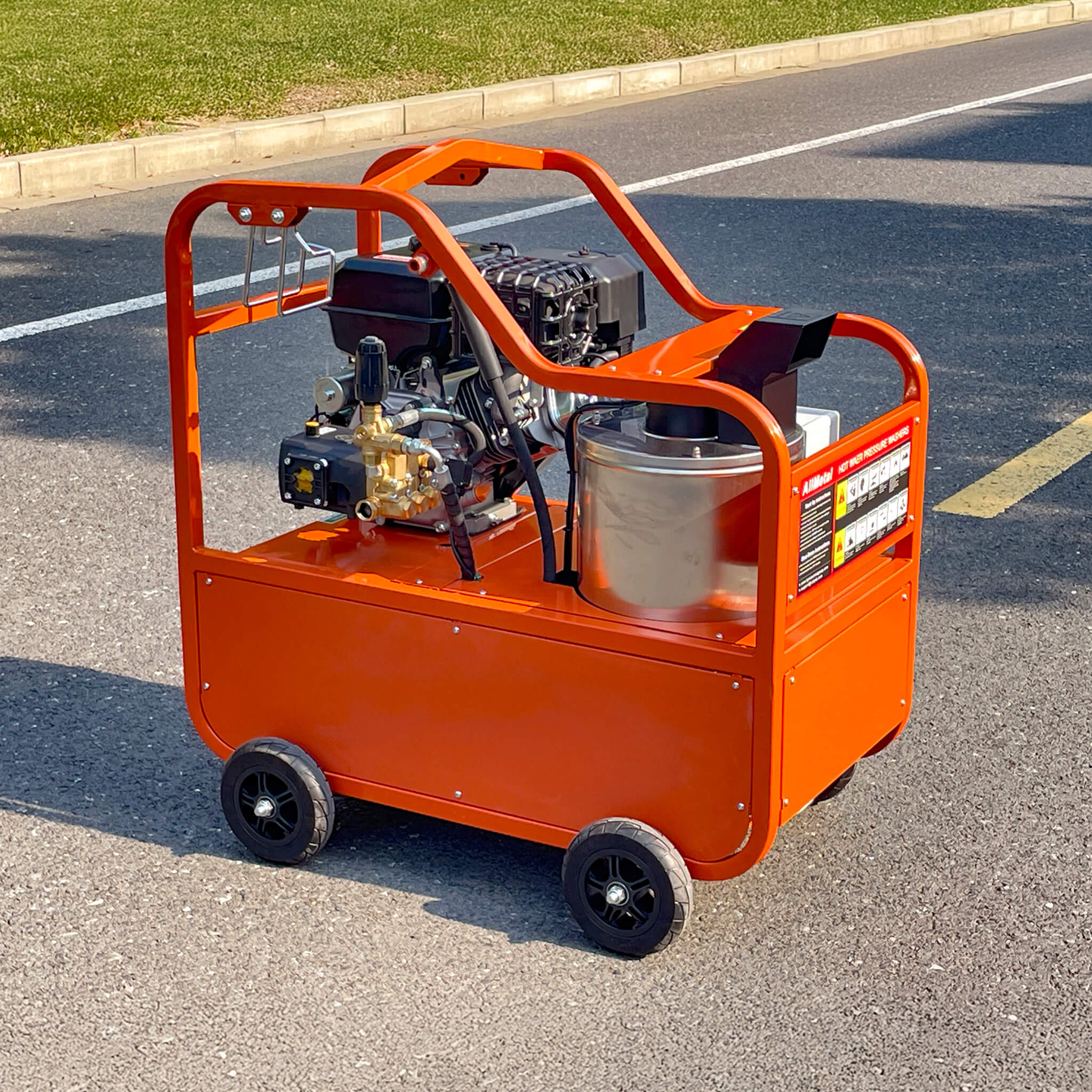 Heavy-Duty 4GPM 4000PSI Commercial Portable Hot Water Pressure Power Washer (SAK26013) - Image 3