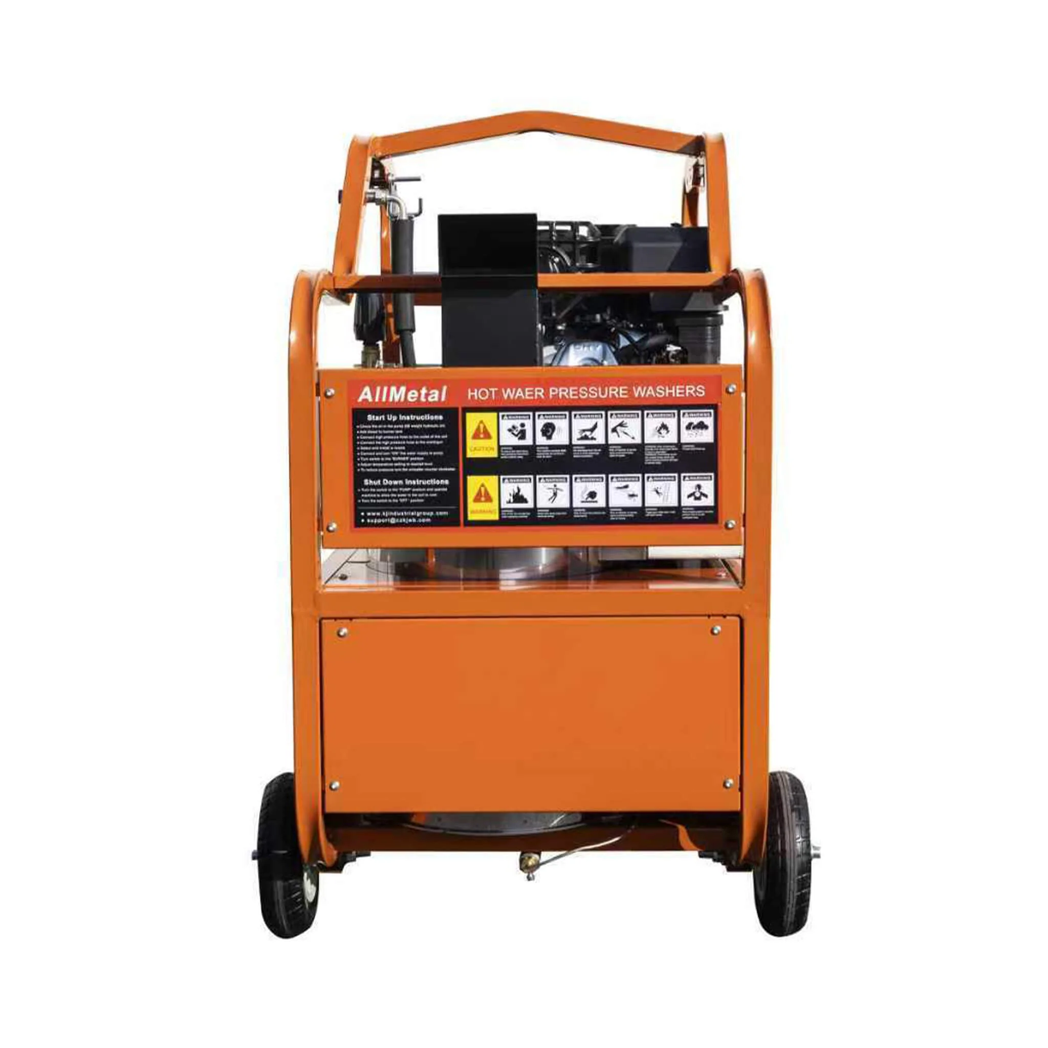 Heavy-Duty 4GPM 4000PSI Commercial Portable Hot Water Pressure Power Washer (SAK26013) - Image 8