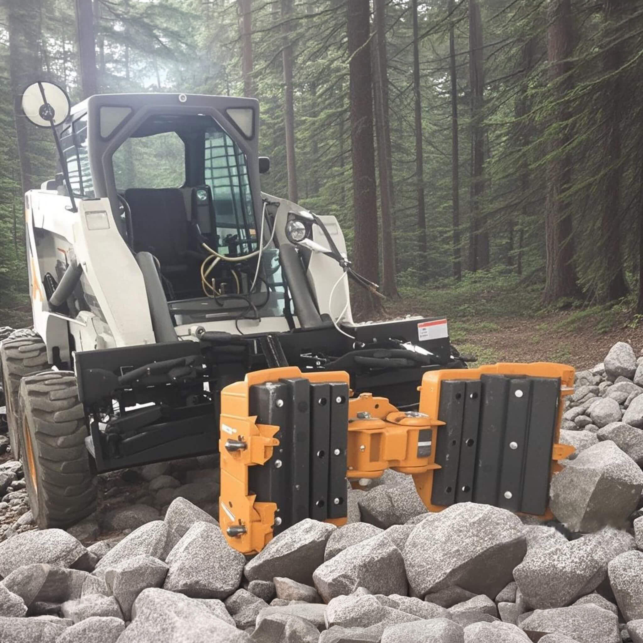 Heavy-Duty 5-Finger Rotating Rock And Tree Grapple Skid Steer Attachment (SAK39516) - Image 4