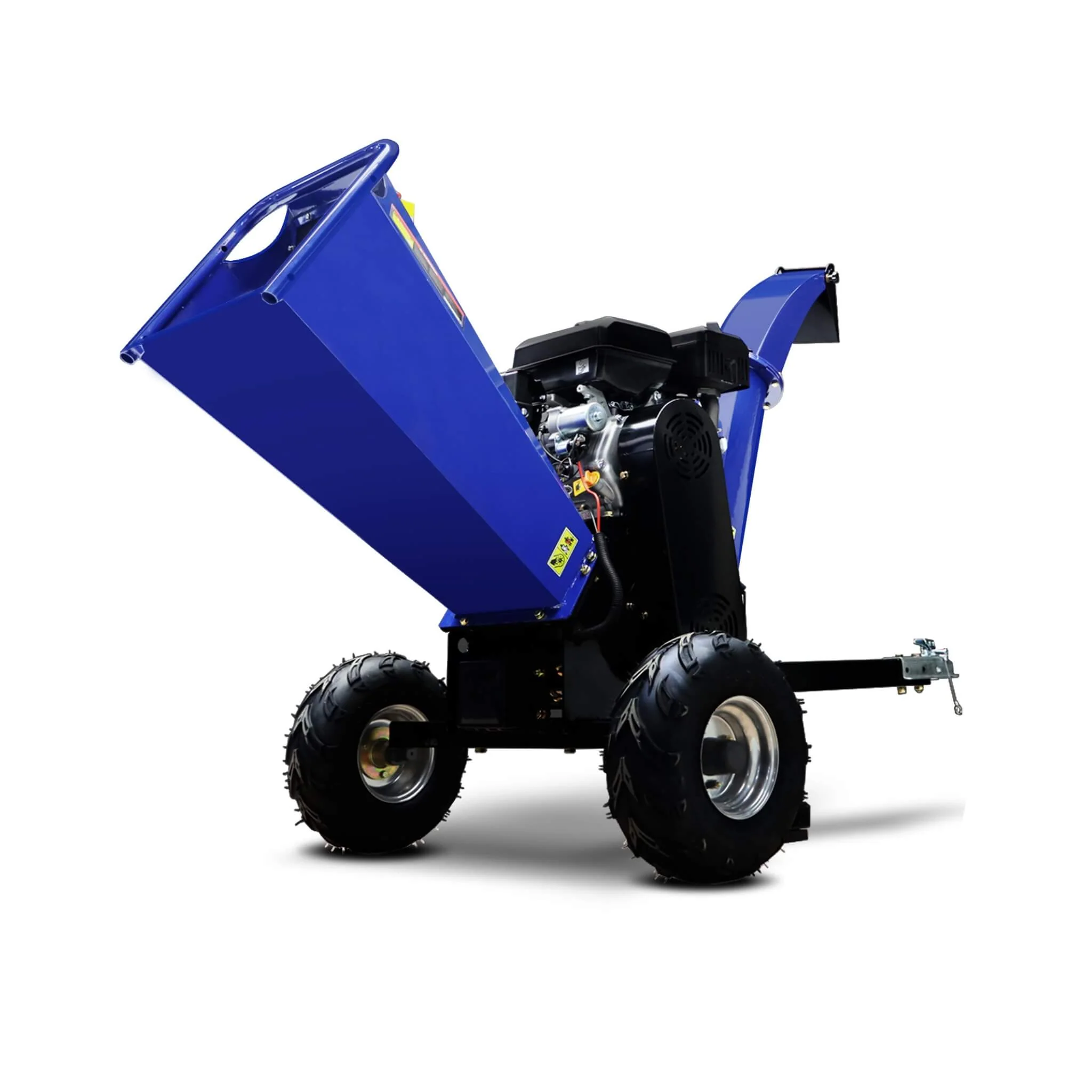 Heavy-Duty 5-Inch 15HP 420CC Gas Wood Chipper Shredder With Electric Start And Tow Hitch (SAK48652) - Image 6