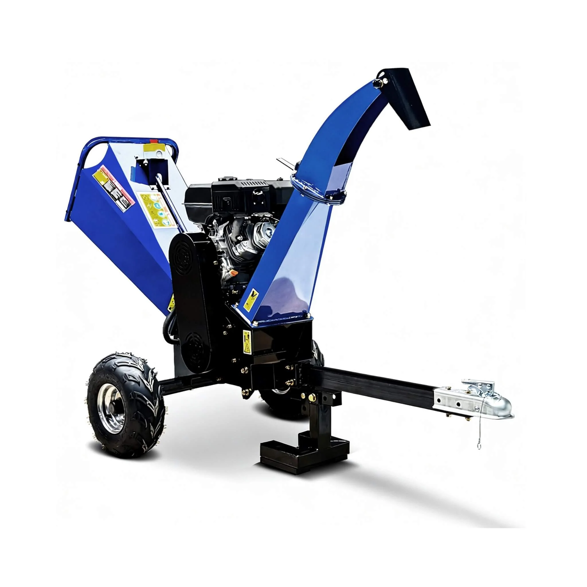 Heavy-Duty 5-Inch 15HP 420CC Gas Wood Chipper Shredder With Electric Start And Tow Hitch (SAK48652) - Image 7