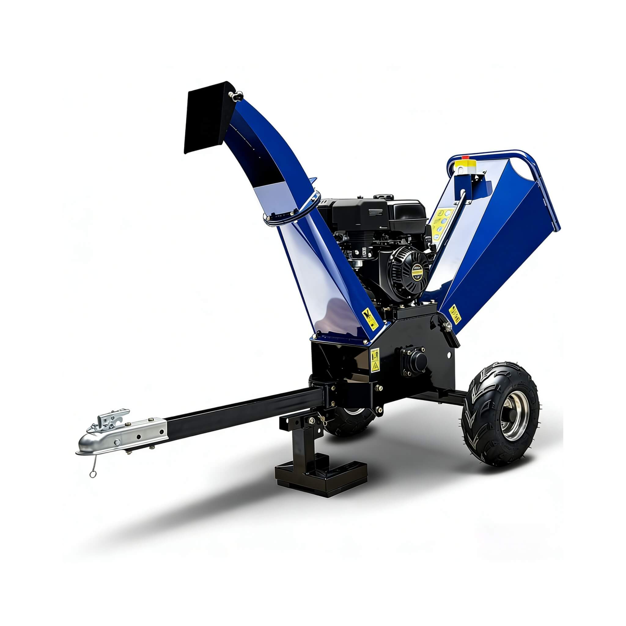 Heavy-Duty 5-Inch 15HP 420CC Gas Wood Chipper Shredder With Electric Start And Tow Hitch (SAK48652) - Image 9