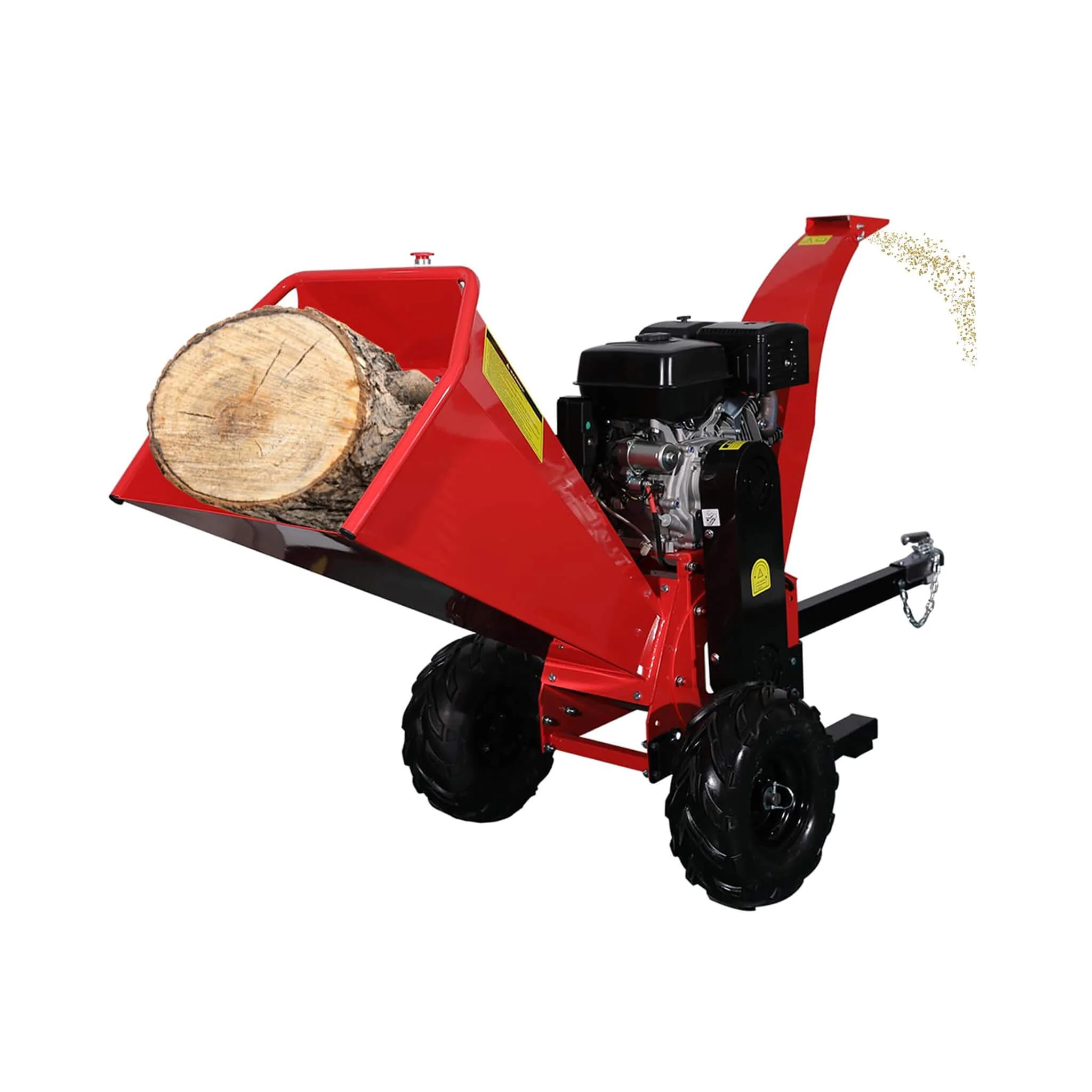Heavy-Duty 5-Inch 420CC 15HP Towable Gas Wood Chipper Shredder Mulcher (SAK17493) - Image 6
