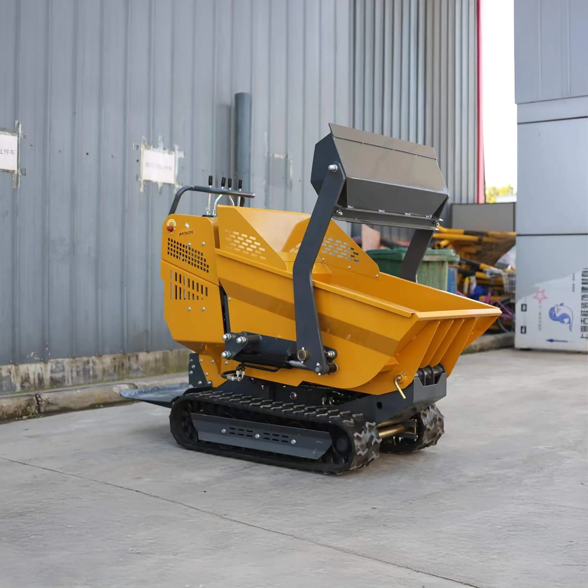 Heavy-Duty 6.5HP 1100LBS Tracked Hydraulic Dumper With Shovel (SAK62780) - Image 11