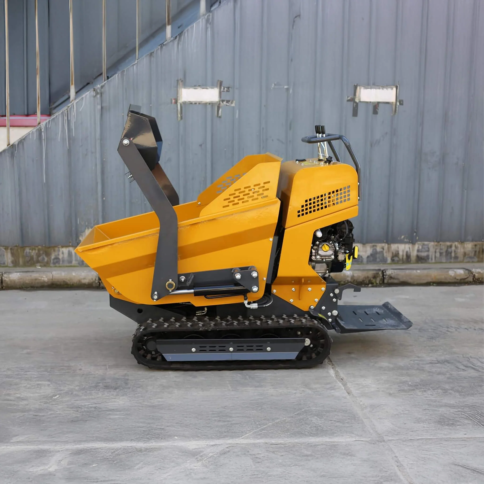 Heavy-Duty 6.5HP 1100LBS Tracked Hydraulic Dumper With Shovel (SAK62780) - Image 3