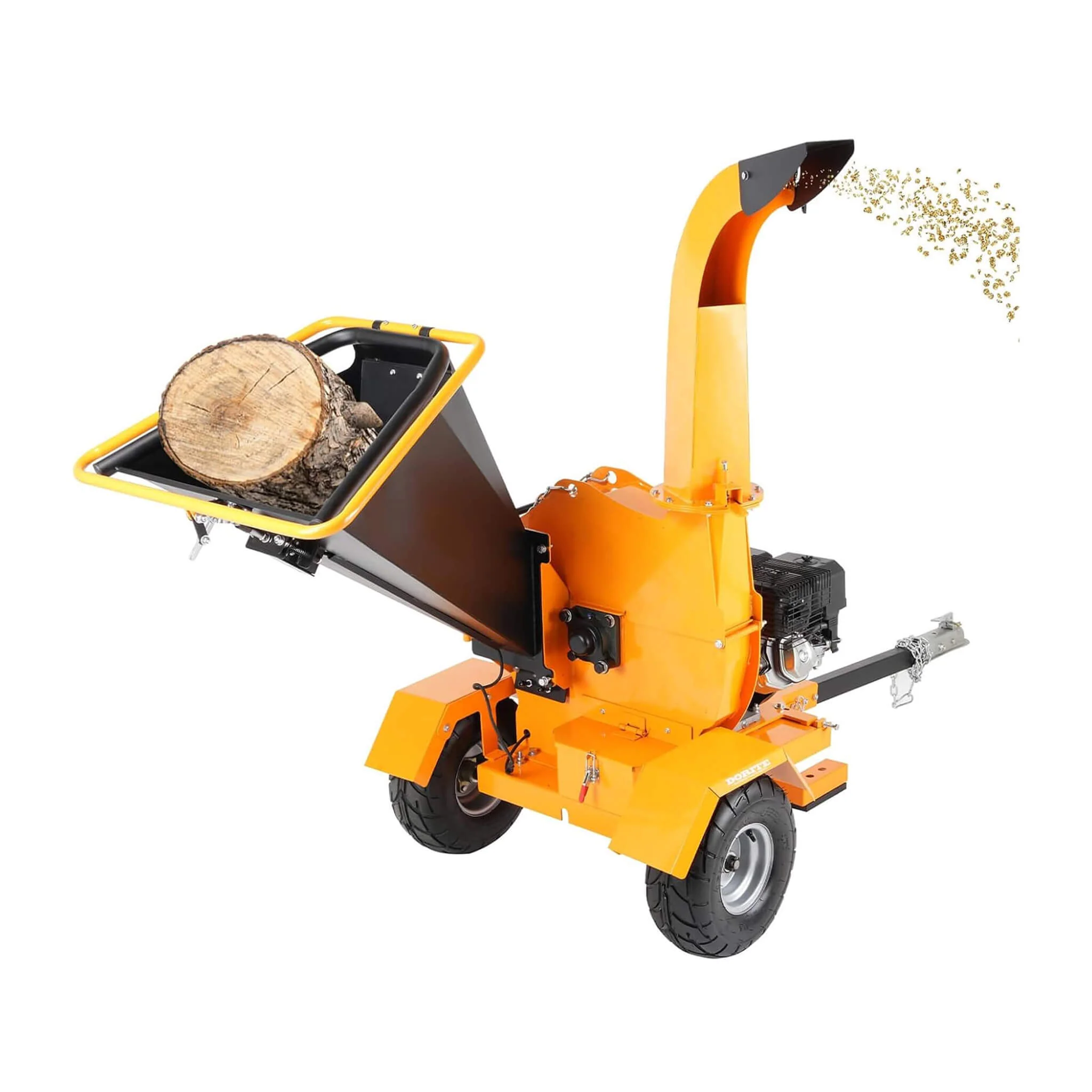Heavy-Duty 6-Inch 420CC 15HP Towable Gas Wood Chipper Shredder (SAK84602) - Image 6
